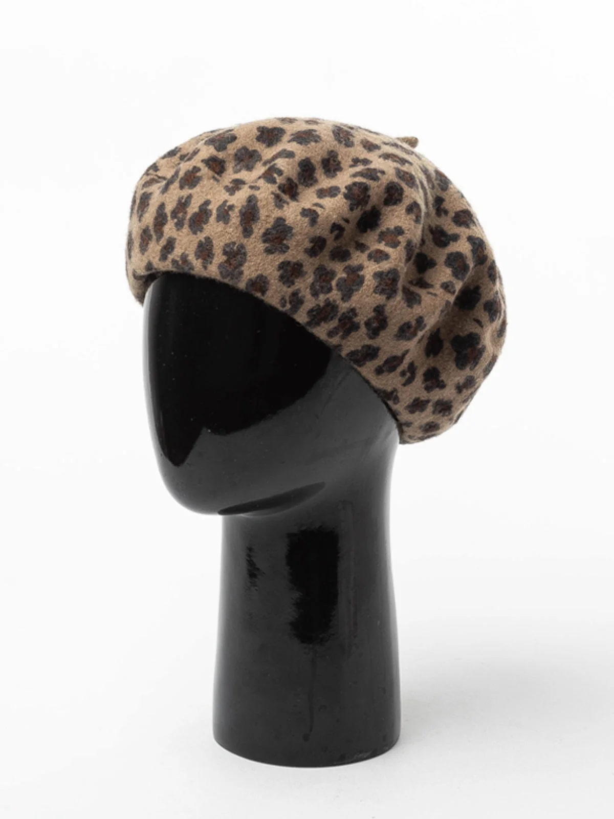 RETRO LEOPARD WOLLE BARETS - Image 2