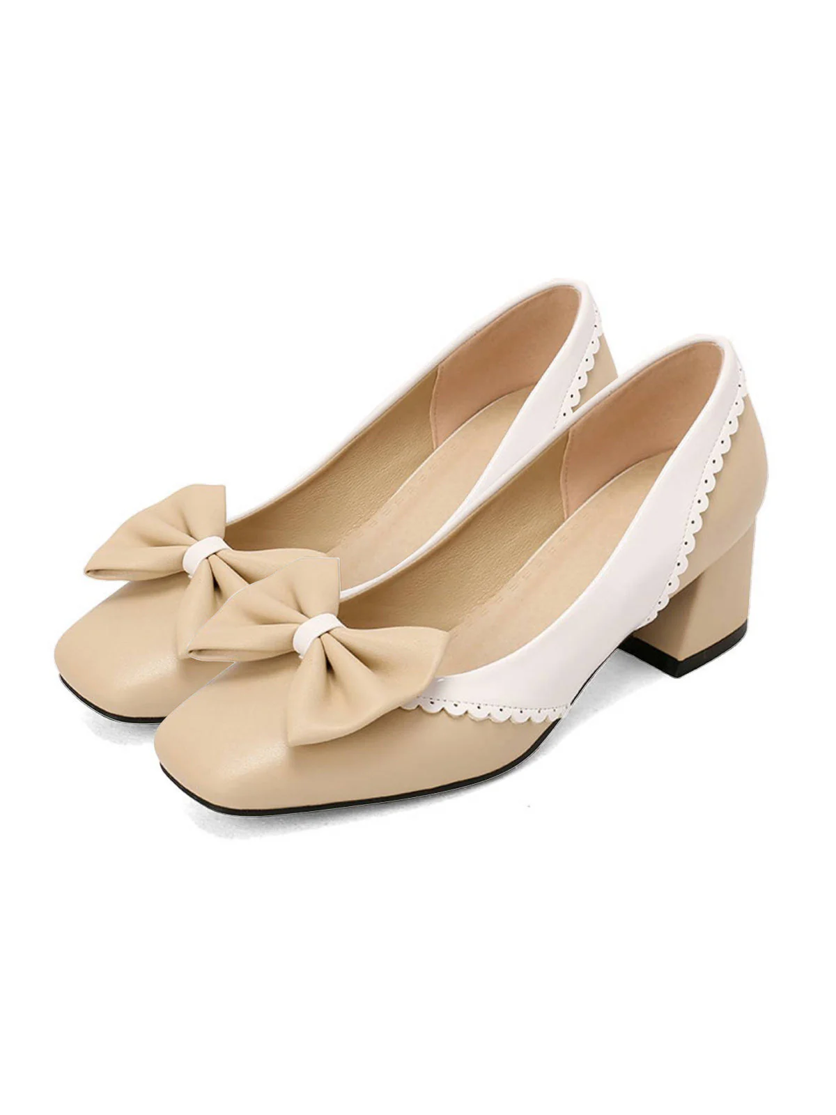 Schwarz RETRO MARY JANE HIGH HEEL SCHUHE - Image 5