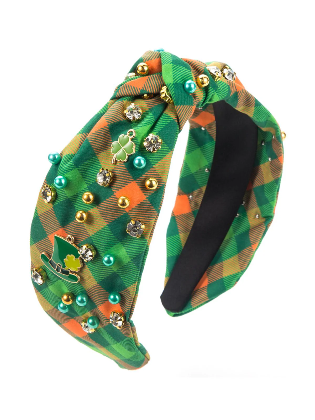 Retro Plaid St. Patrick Stirnband - Image 3