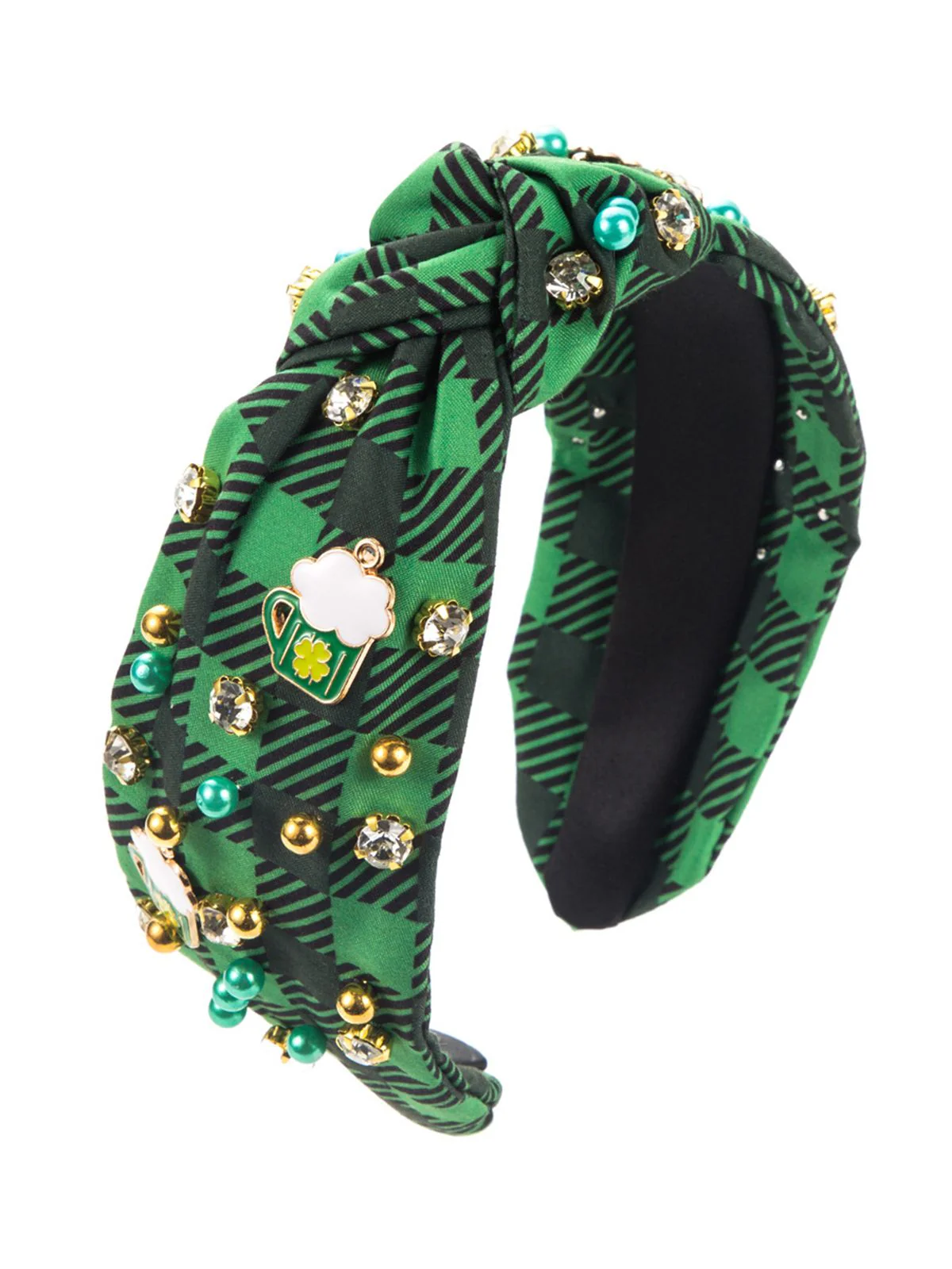 Retro Plaid St. Patrick Stirnband - Image 4
