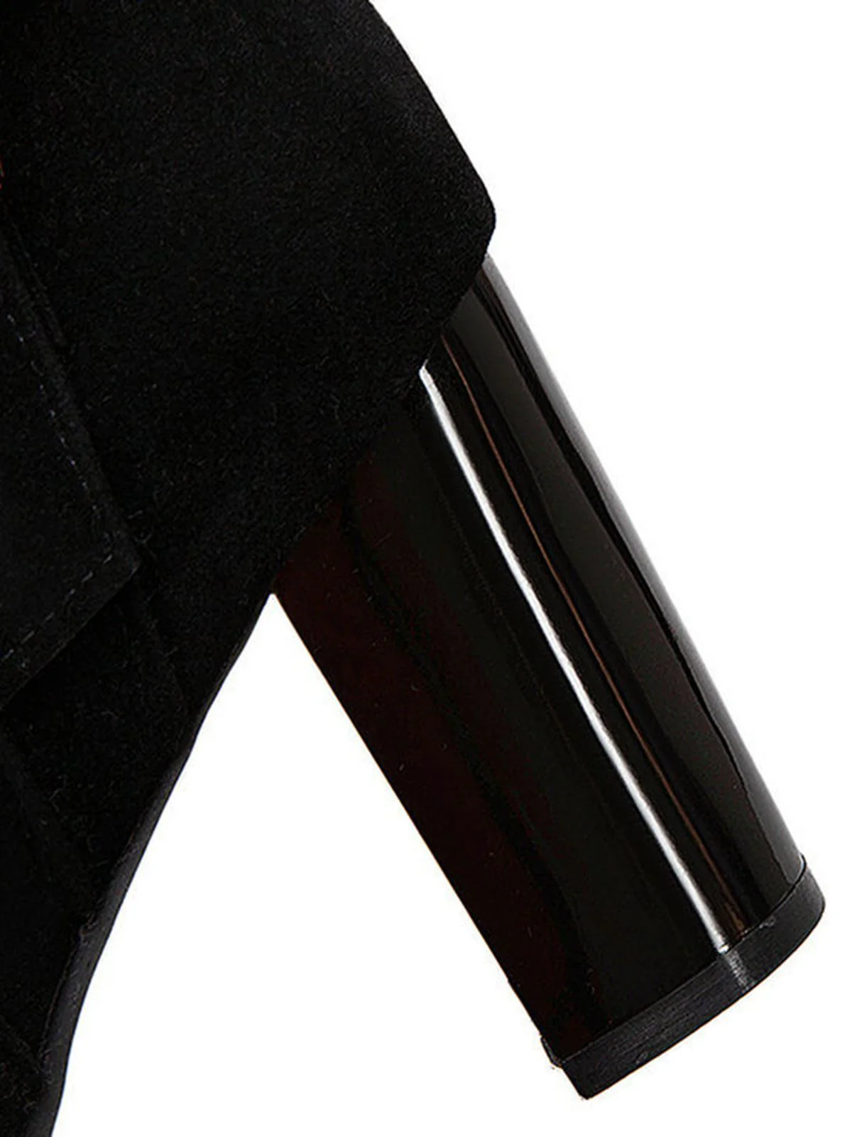 RETRO PLUS – KURZE STIEFEL AUS SAMT MIT DICKEM ABSATZ - Image 13