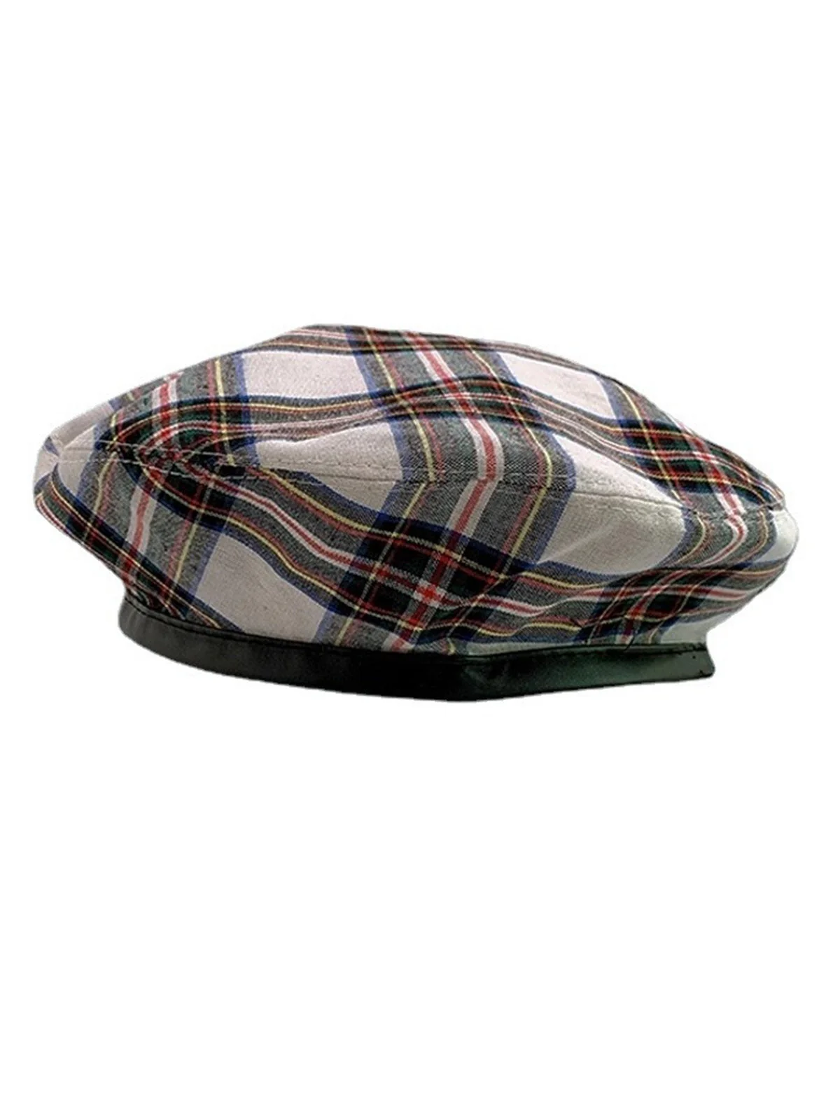 Retro Weihnachten Scottish Plaid Baumwolle Berets - Image 3