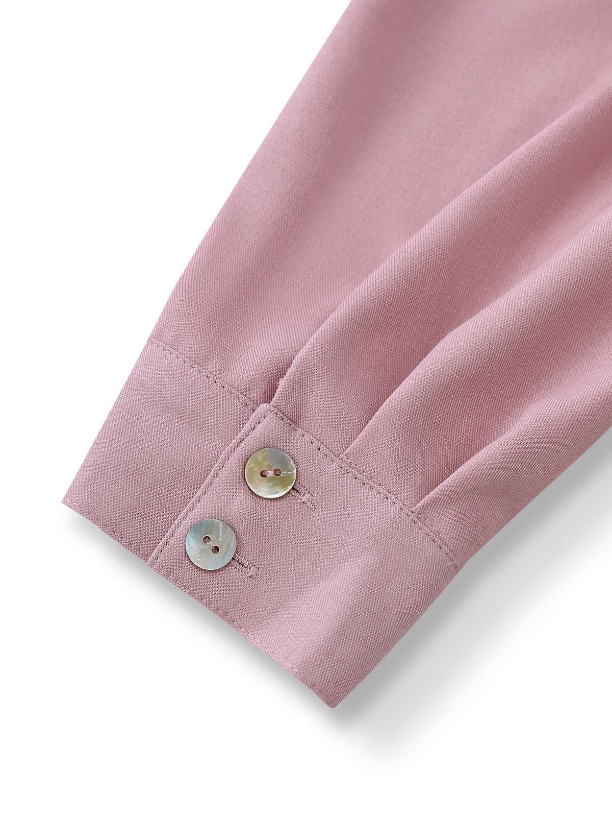 Rosa 1940er Baumwolle Schlüsselloch Rüschen Kleid - Image 6