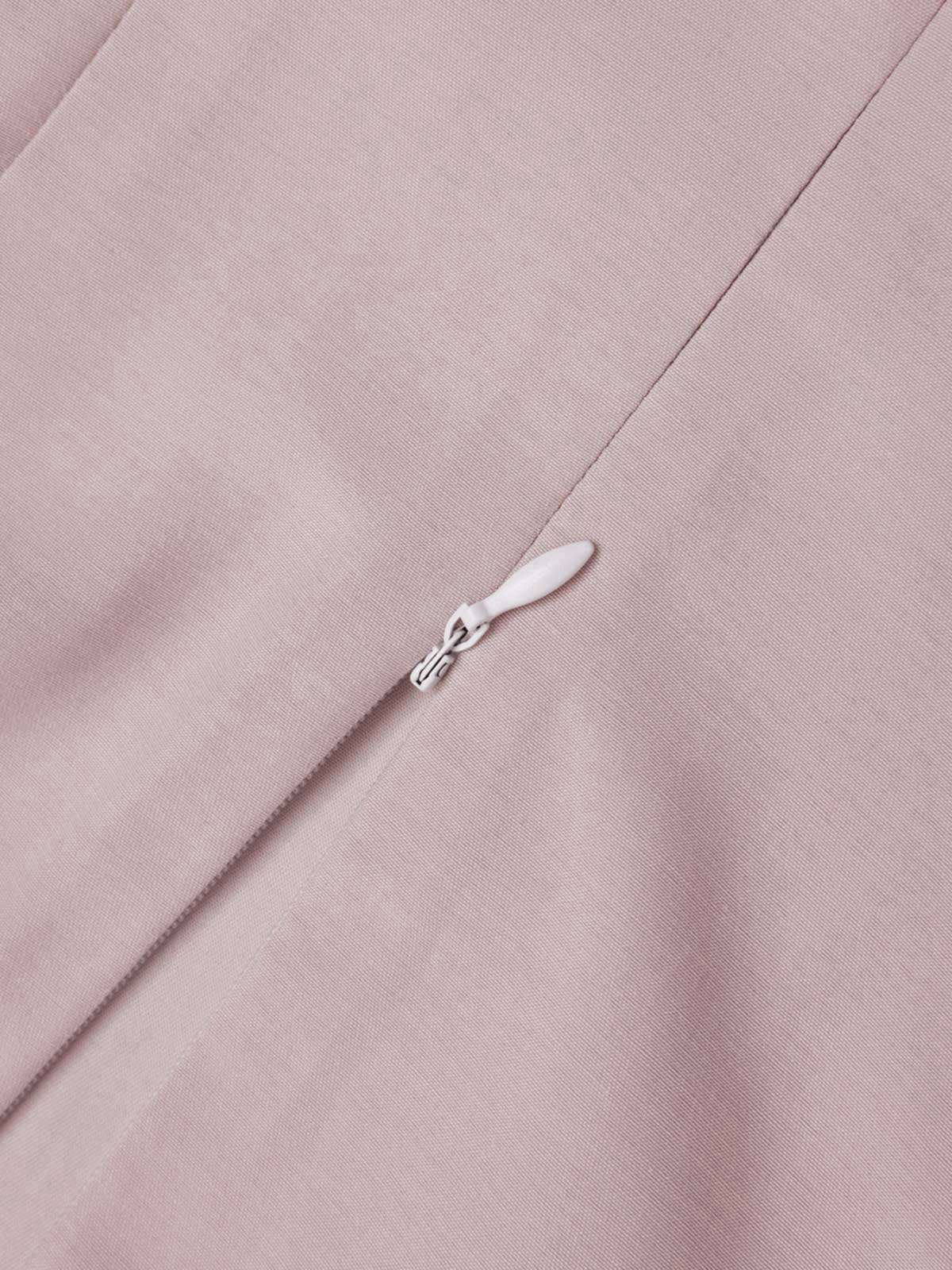 Rosa 1940er Farbblock Peter Pan Kragen Bluse - Image 7