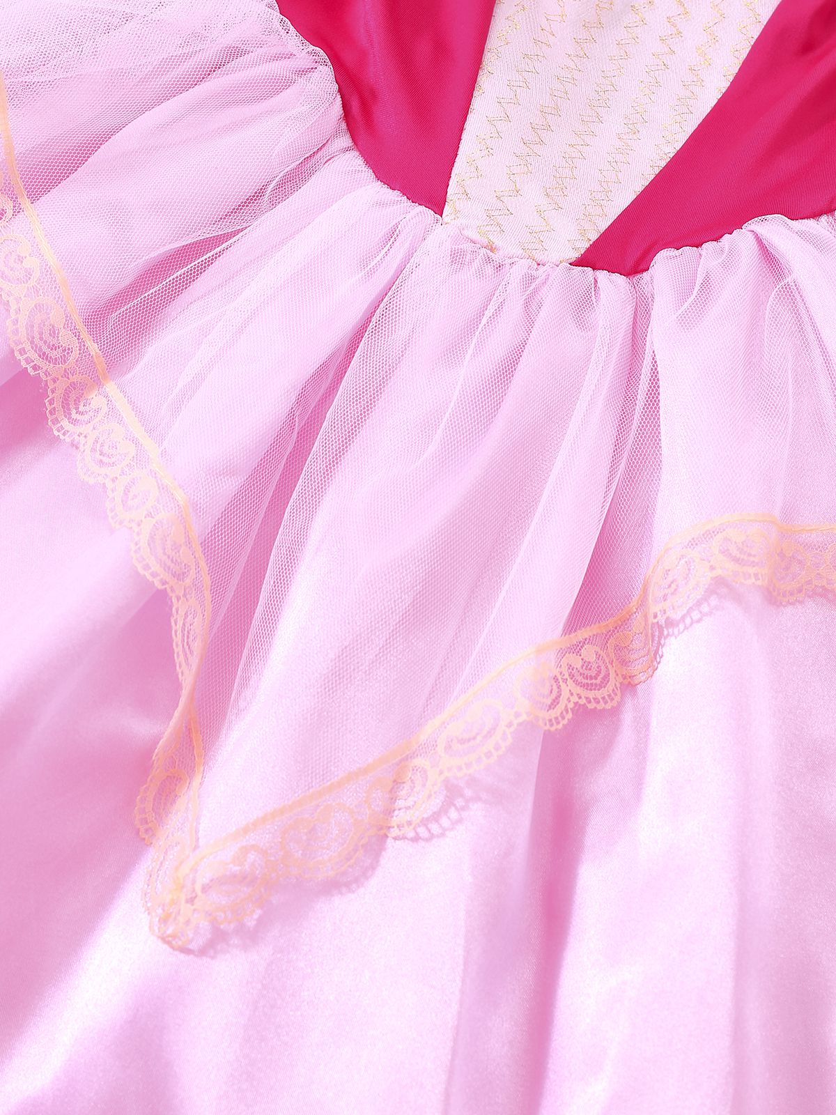 Rosa 1940er Prinzessin Schulterfrei Tüll Party Kleid - Image 9