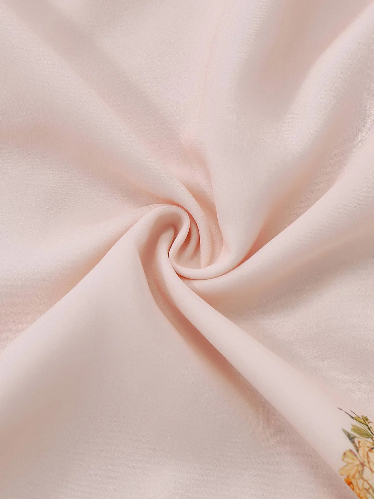 [Vorverkauf] Rosa 1940er V-Ausschnitt Rüschen Ärmel Blumen Druck Kleid - Image 4