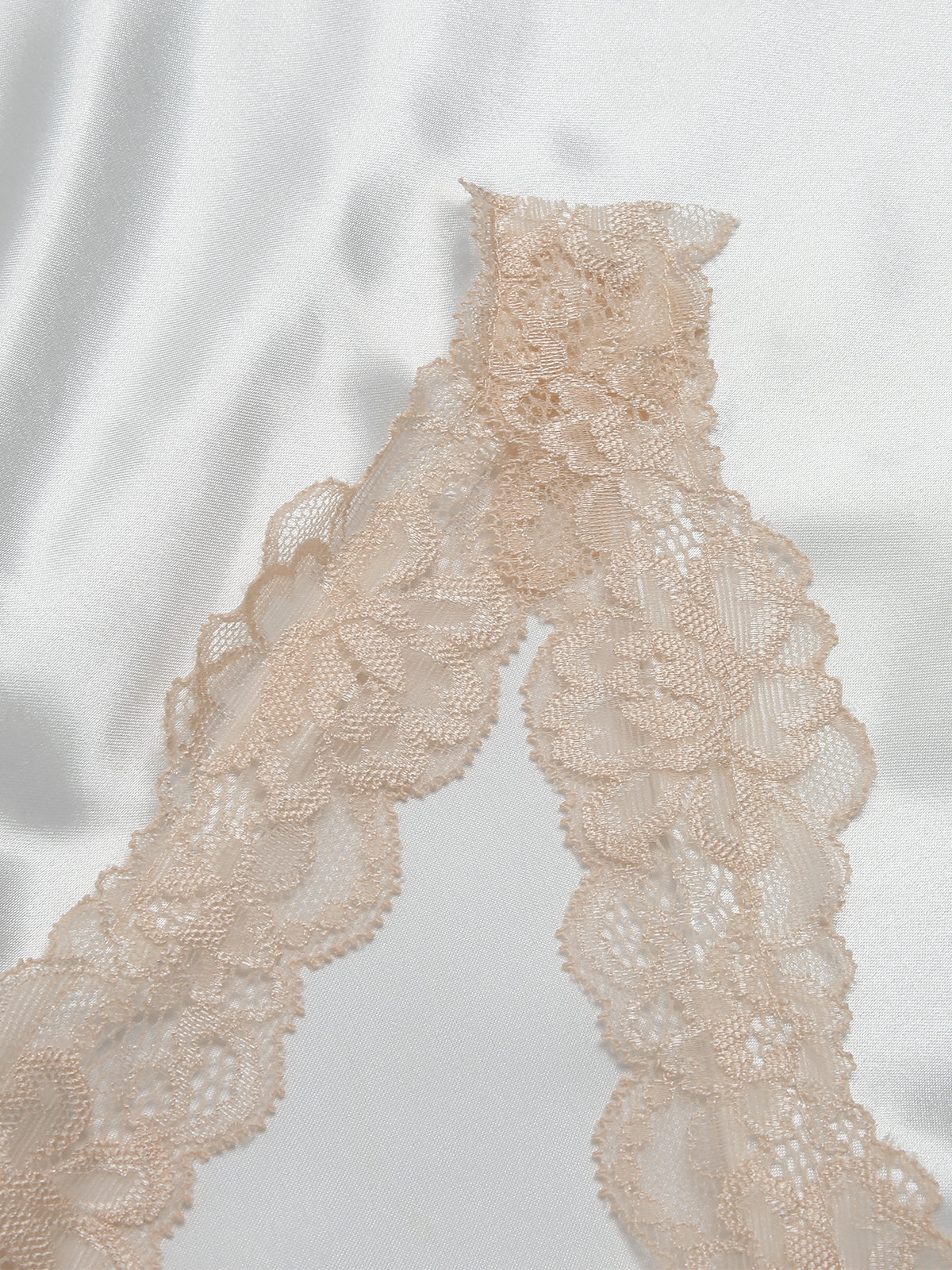 Rosa 1950er Spitze Patchwork Hosenträger Nachtwäsche - Image 12