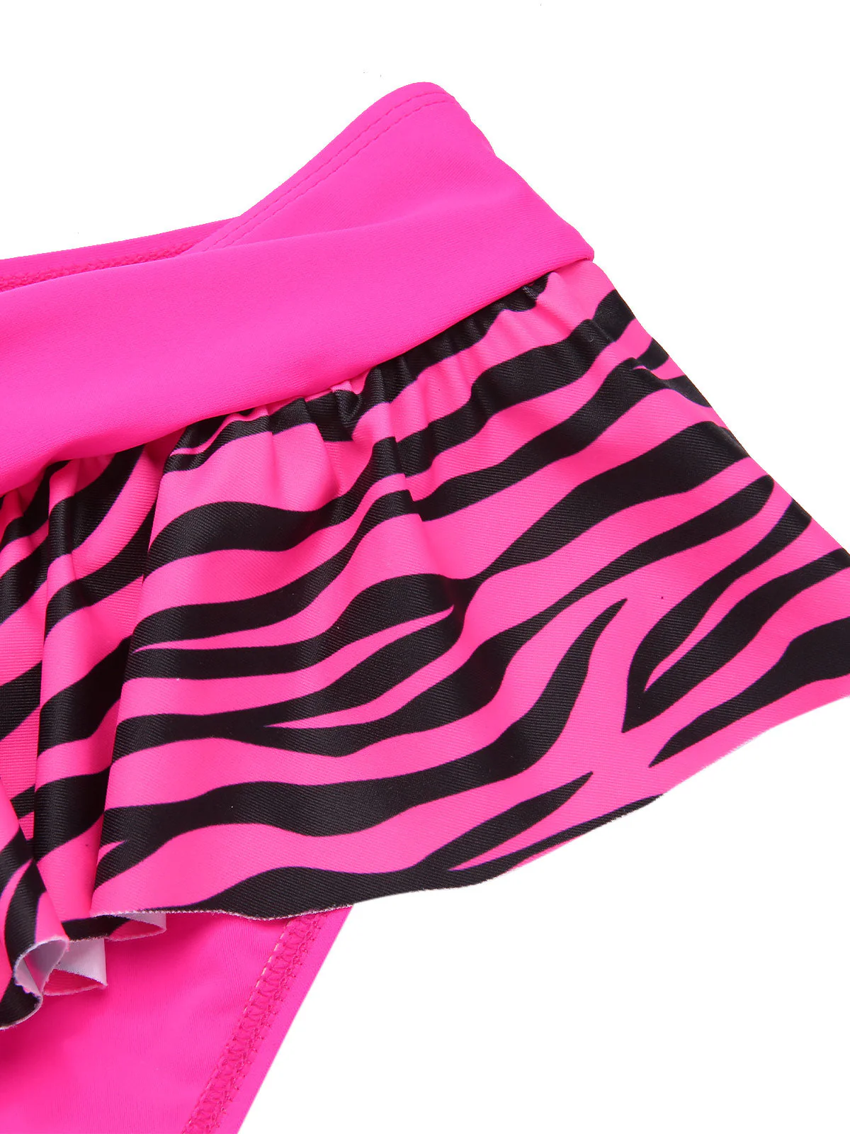 Rosa 1950er Träger Zebra Bikini Set - Image 6