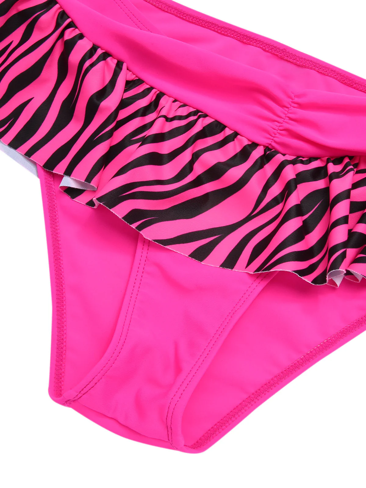 Rosa 1950er Träger Zebra Bikini Set - Image 7