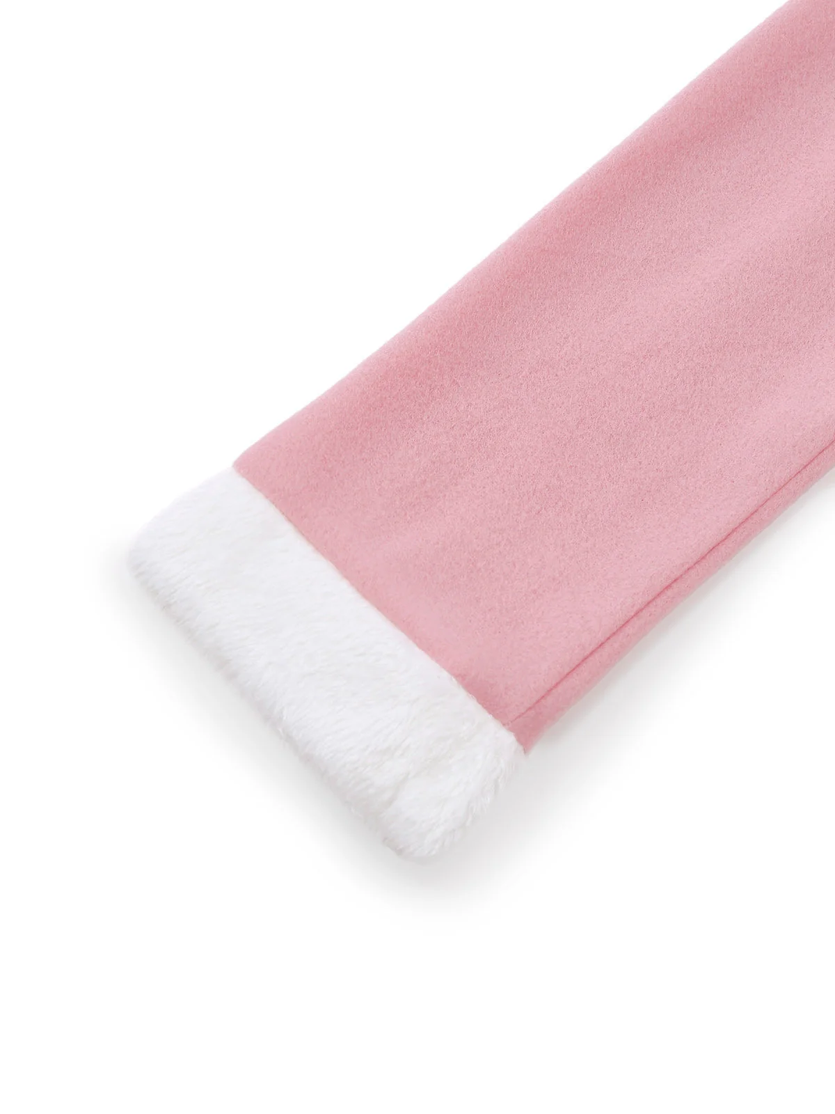 Rosa 1950er Weihnachten Elf Plüsch-Gekantet Kleid Set - Image 13