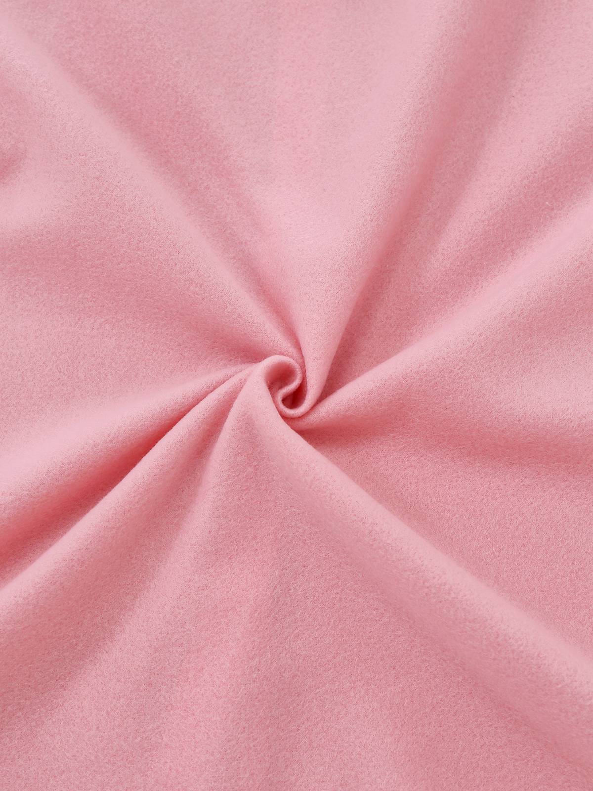 Rosa 1950er Weihnachten Elf Plüsch-Gekantet Kleid Set - Image 15