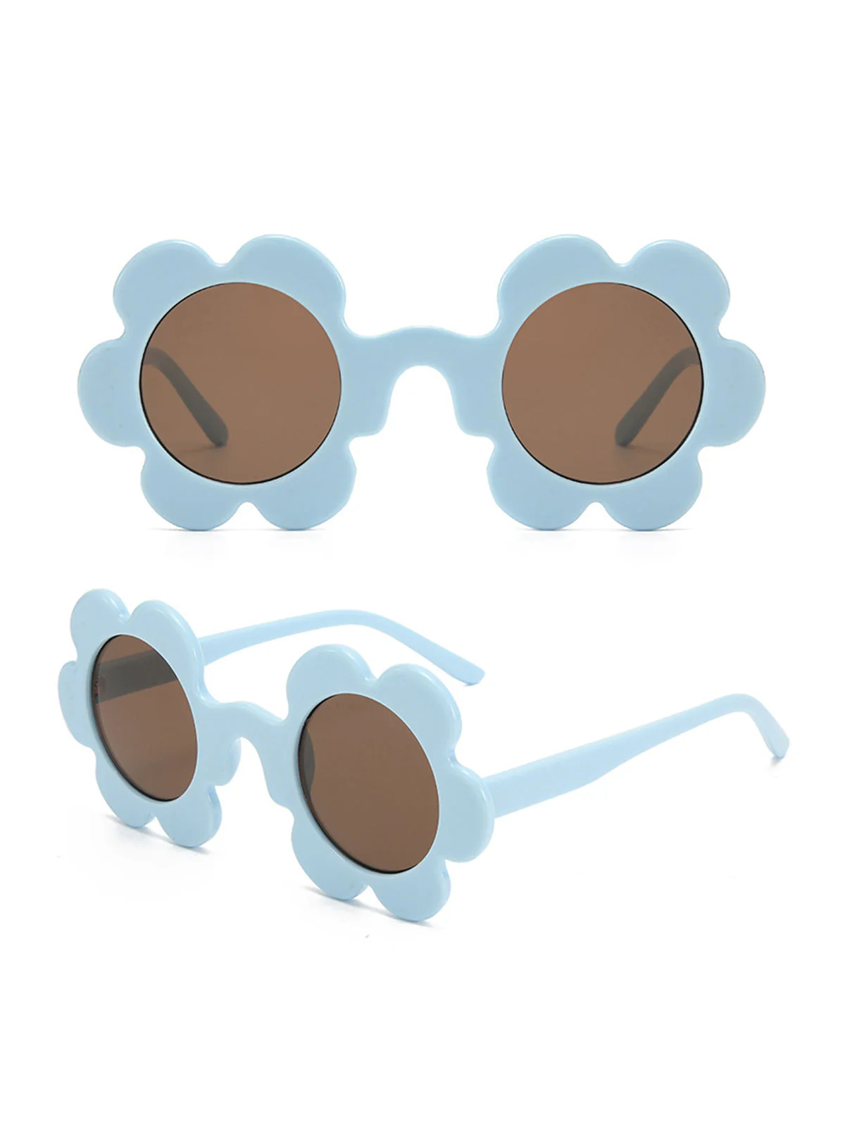 Orange Vintage Blumenrand Sonnenbrille - Image 6