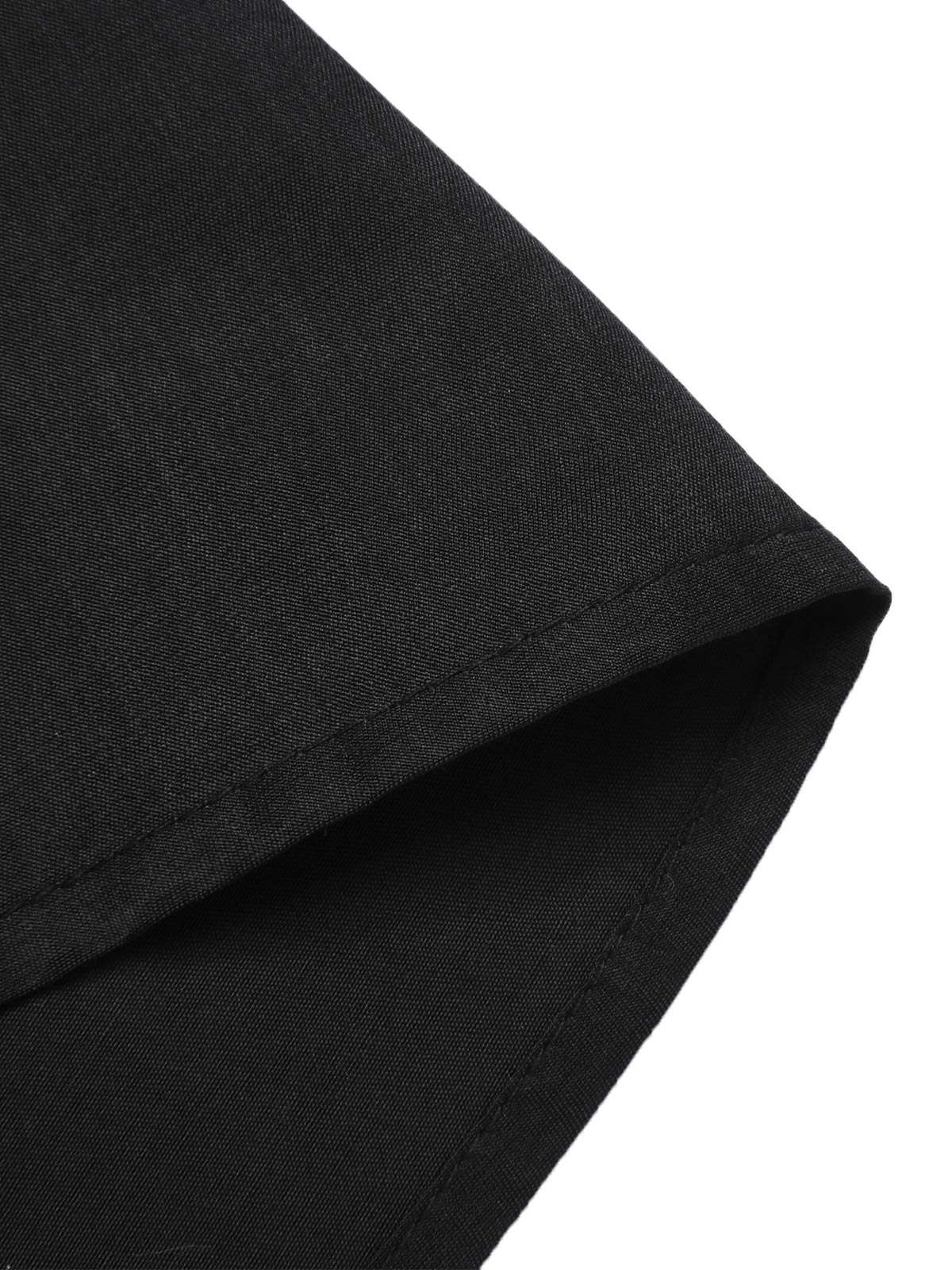 Rosa & Schwarz 1930er Dots Krawattenhals Meerjungfrauenkleid - Image 10
