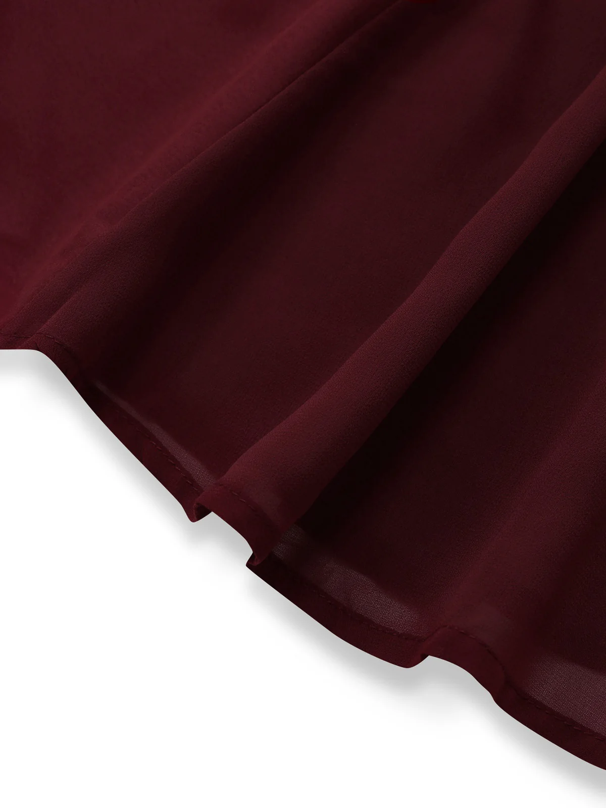 Hellgrün 1930er Solide Chiffon Criss Kreuzen Trägerlos Cabrio Kleid - Image 7