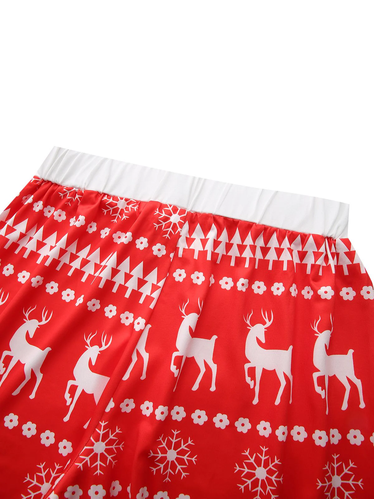 Rot 1930er Weihnachtsbaum Ren Hose - Image 7