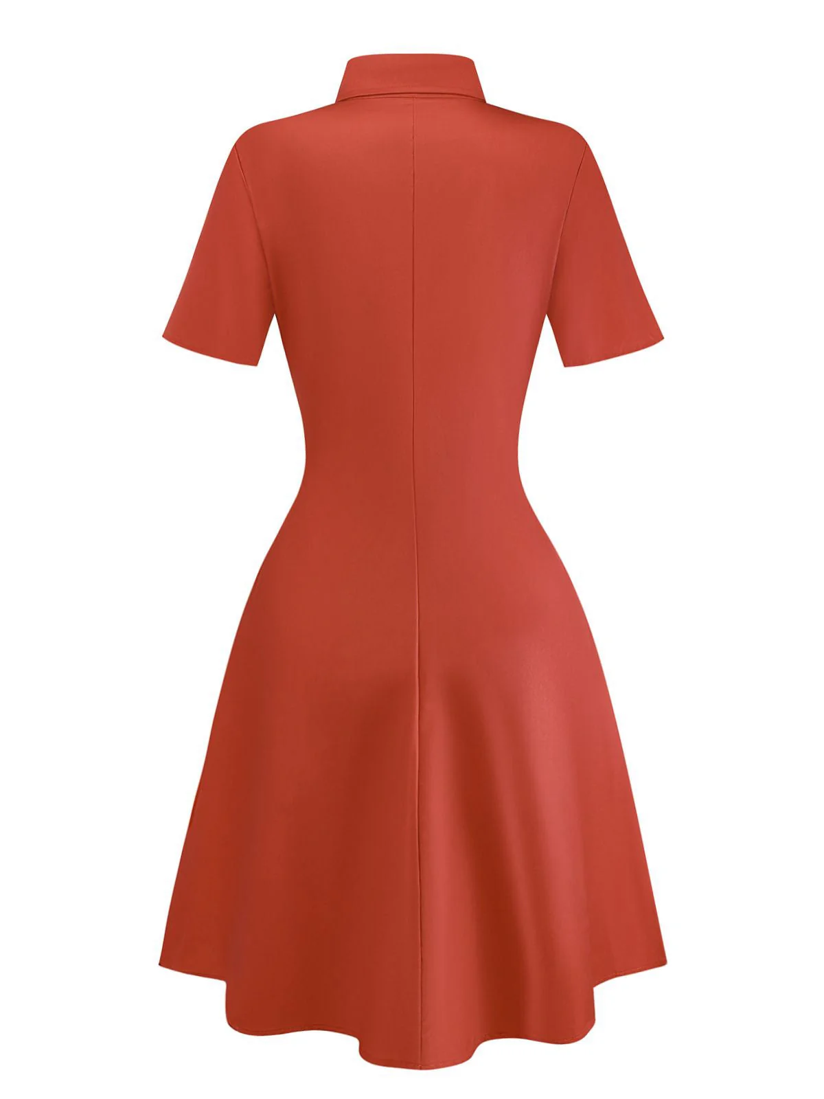 Rot 1950er Gitarre & Hinweise Revers Kleid - Image 2