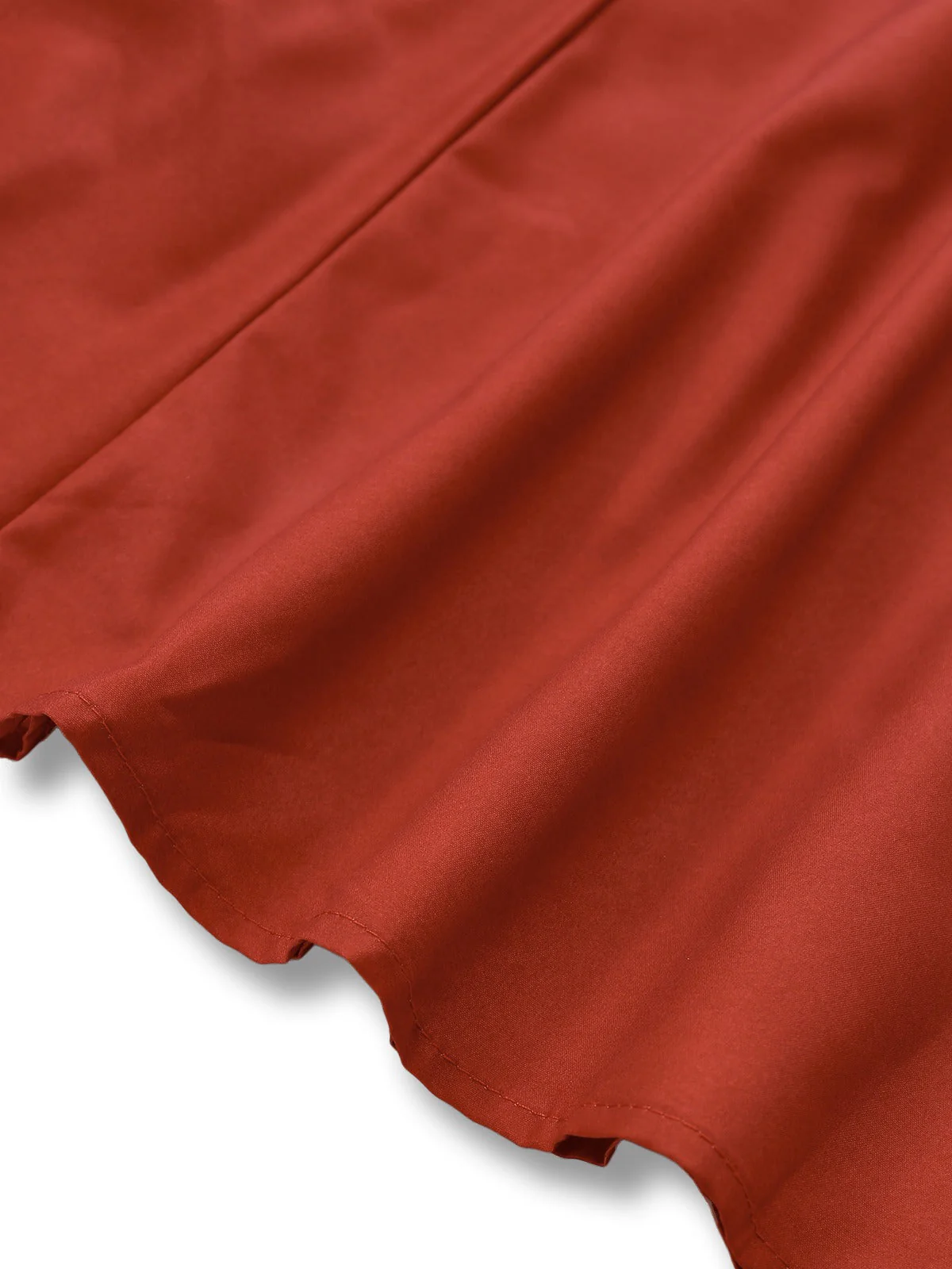Rot 1950er Gitarre & Hinweise Revers Kleid - Image 4