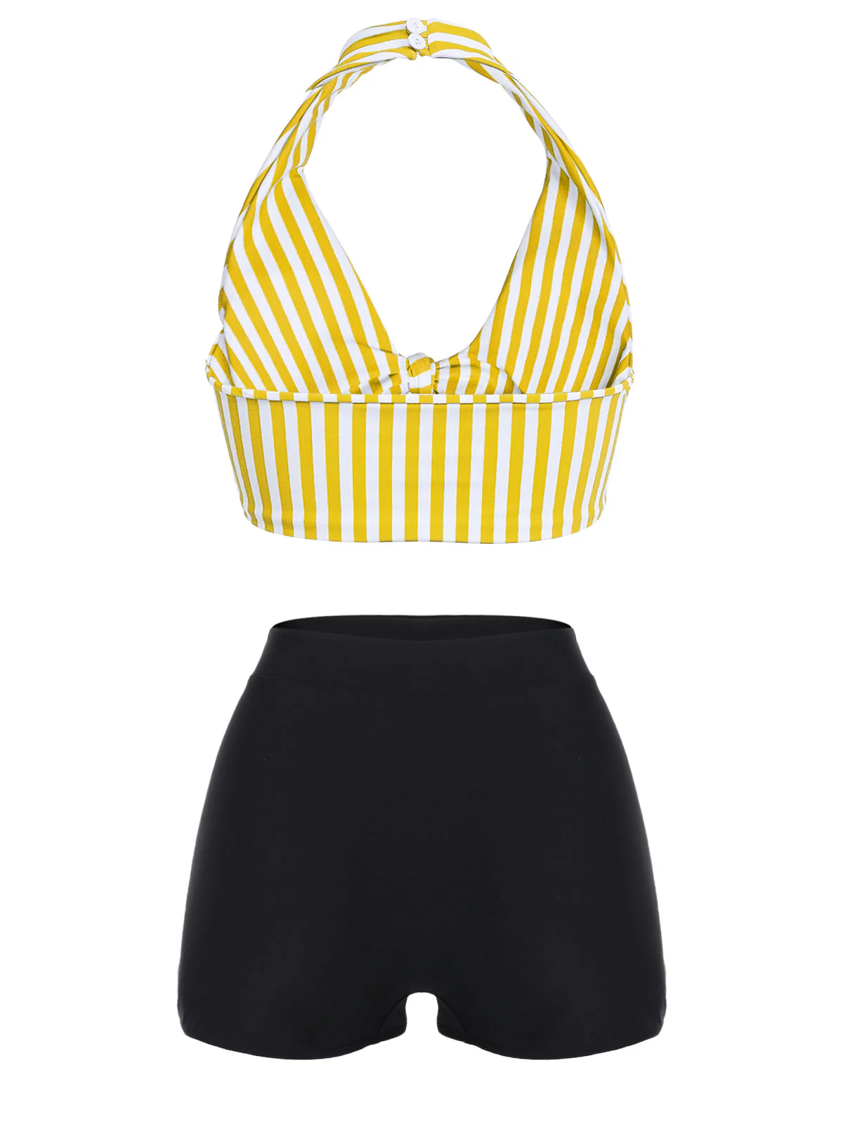 GRÜNES HALFTER STREIFEN BIKINI SET - Image 14