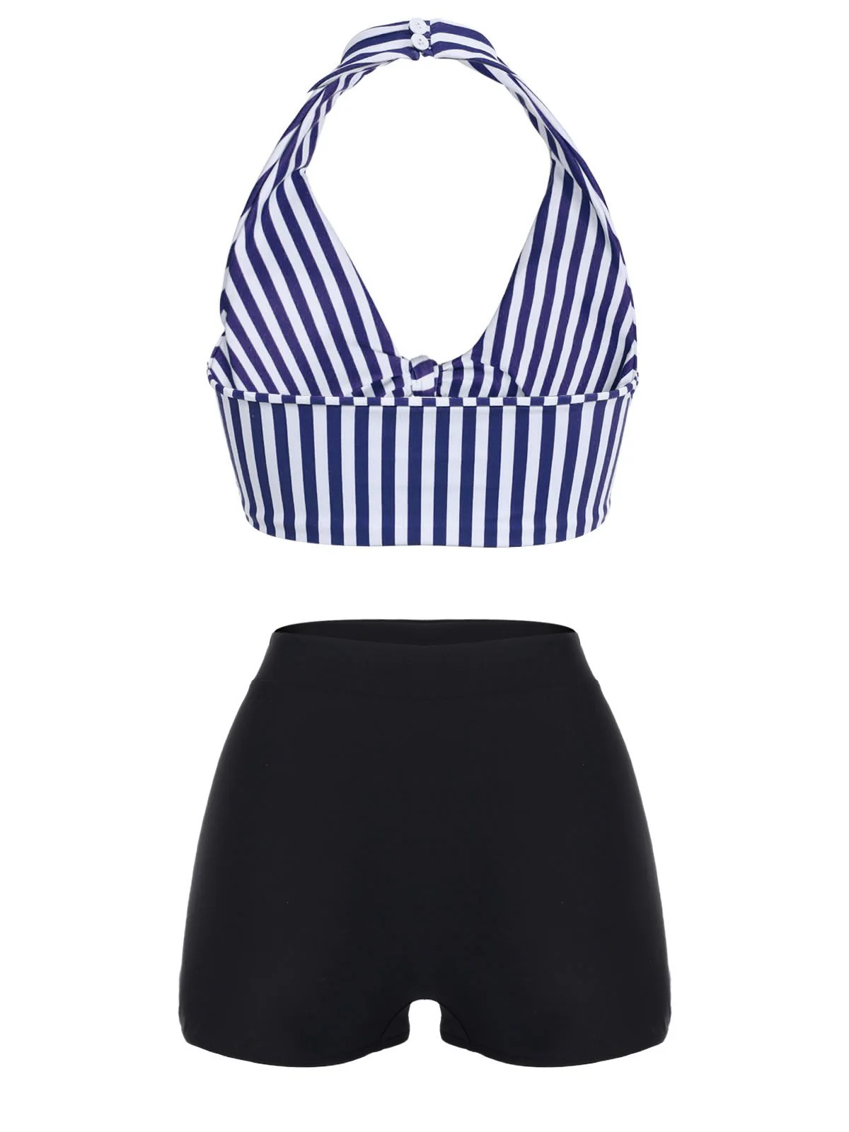 GRÜNES HALFTER STREIFEN BIKINI SET - Image 10