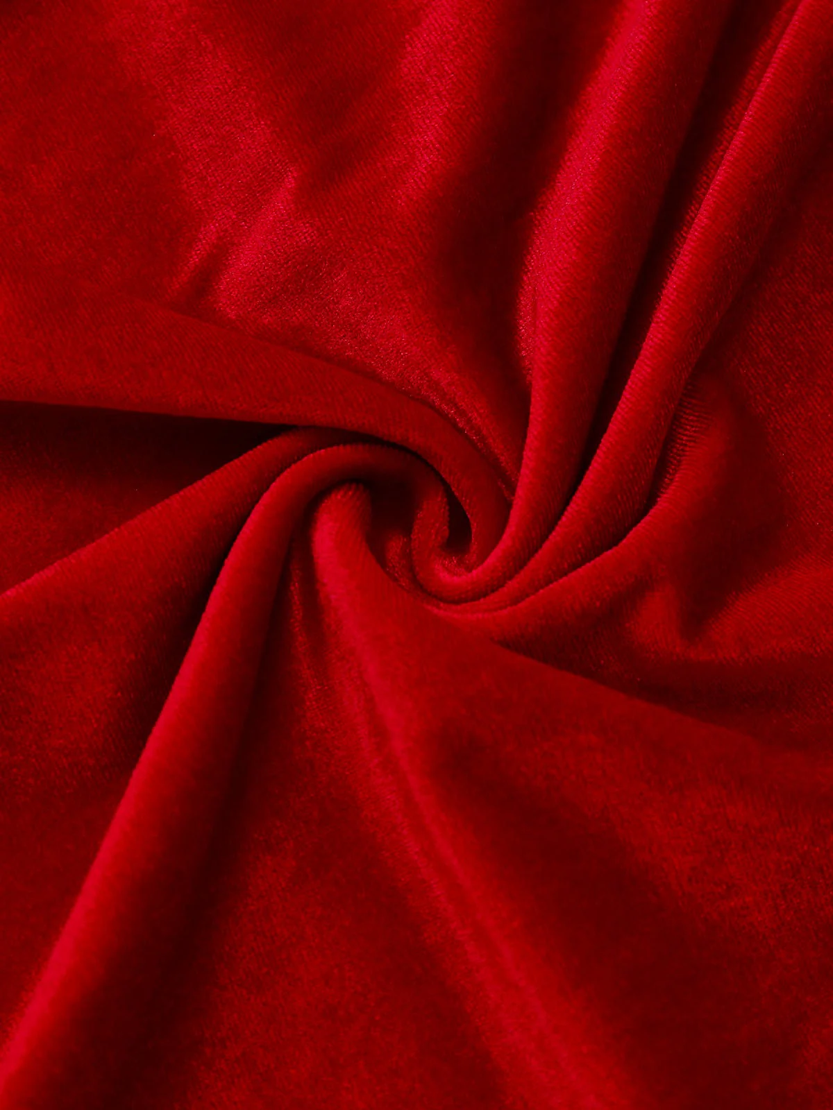 Rot 1950er Samt Perle Gerüschtes Tüll Bogen Kleid - Image 6