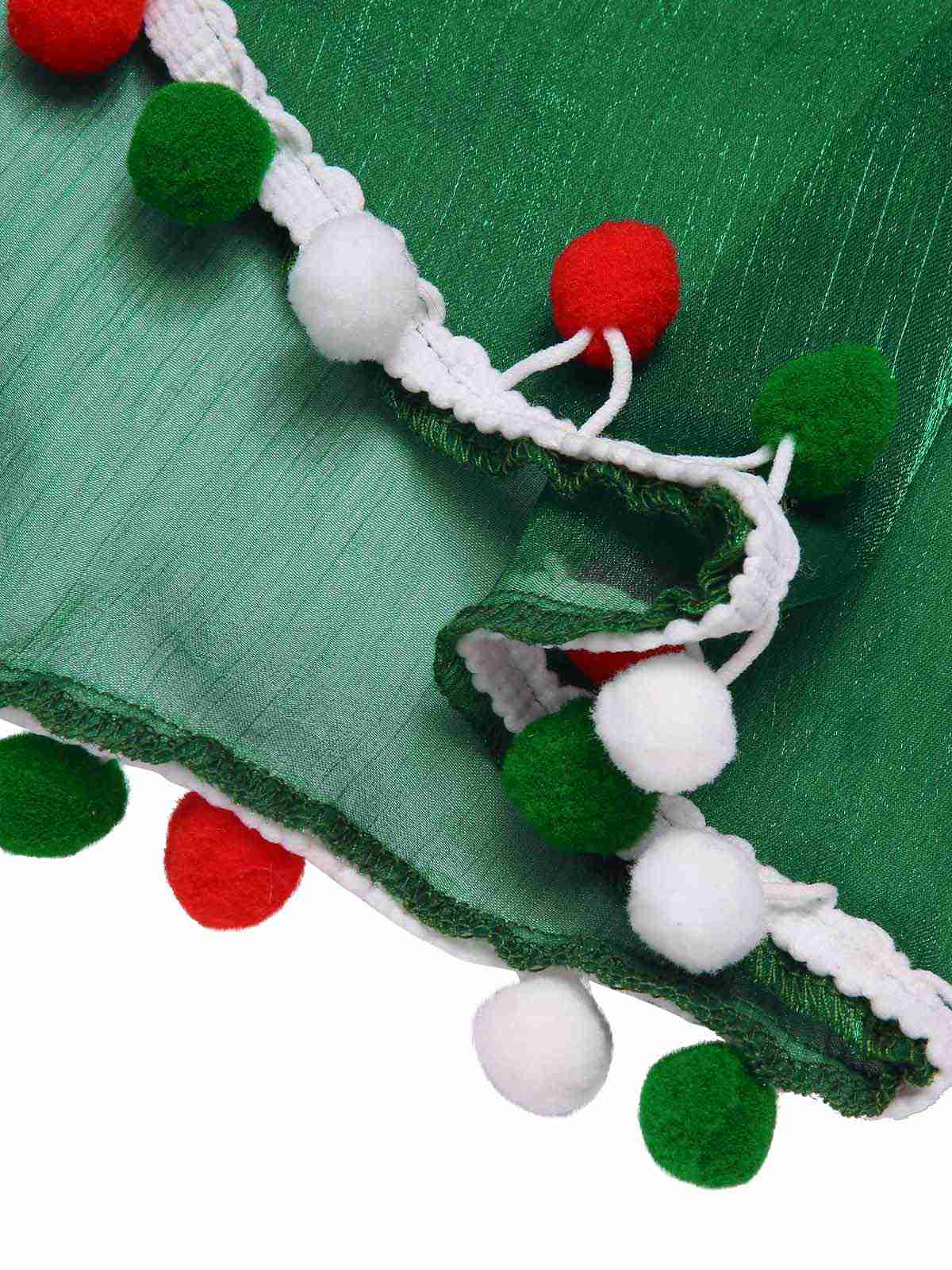 Rot 1950er Weihnachten Polka Dot Masche Kleid - Image 7