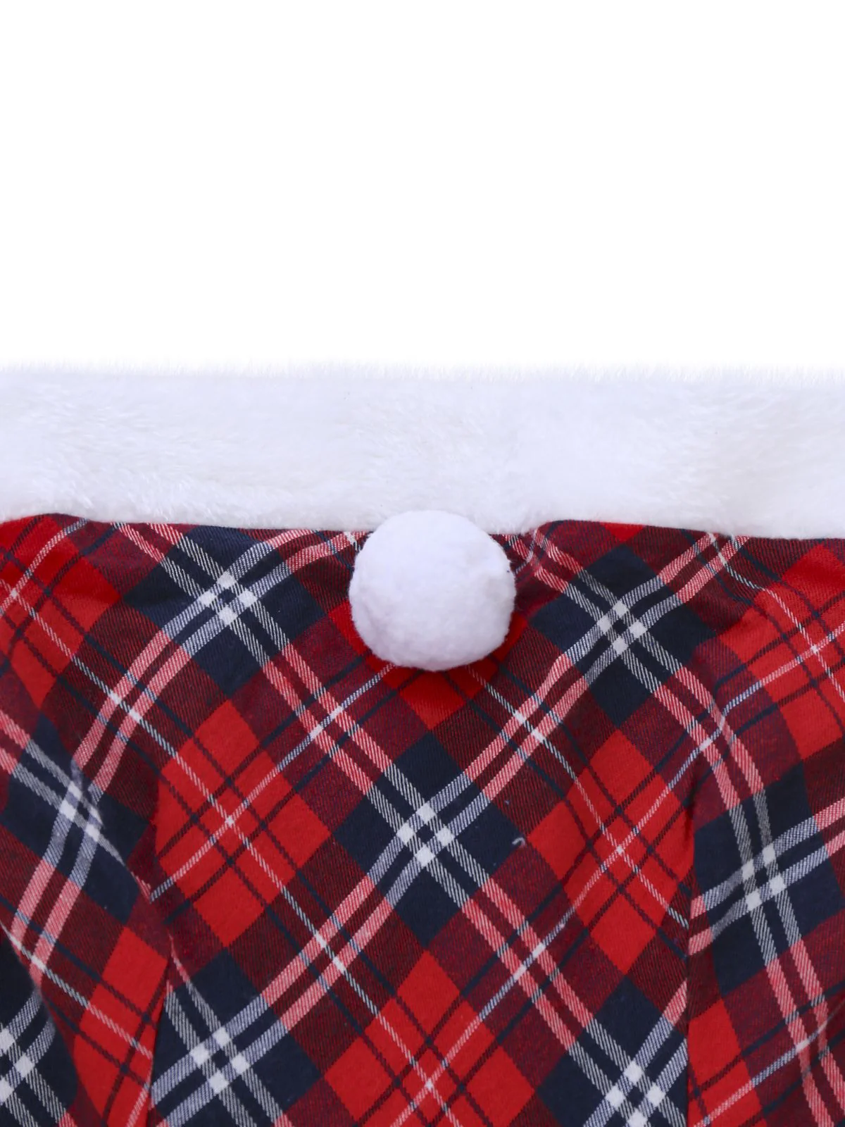 Rot 1960er Plaid Trägerlos Patchwork Kleid Set - Image 5