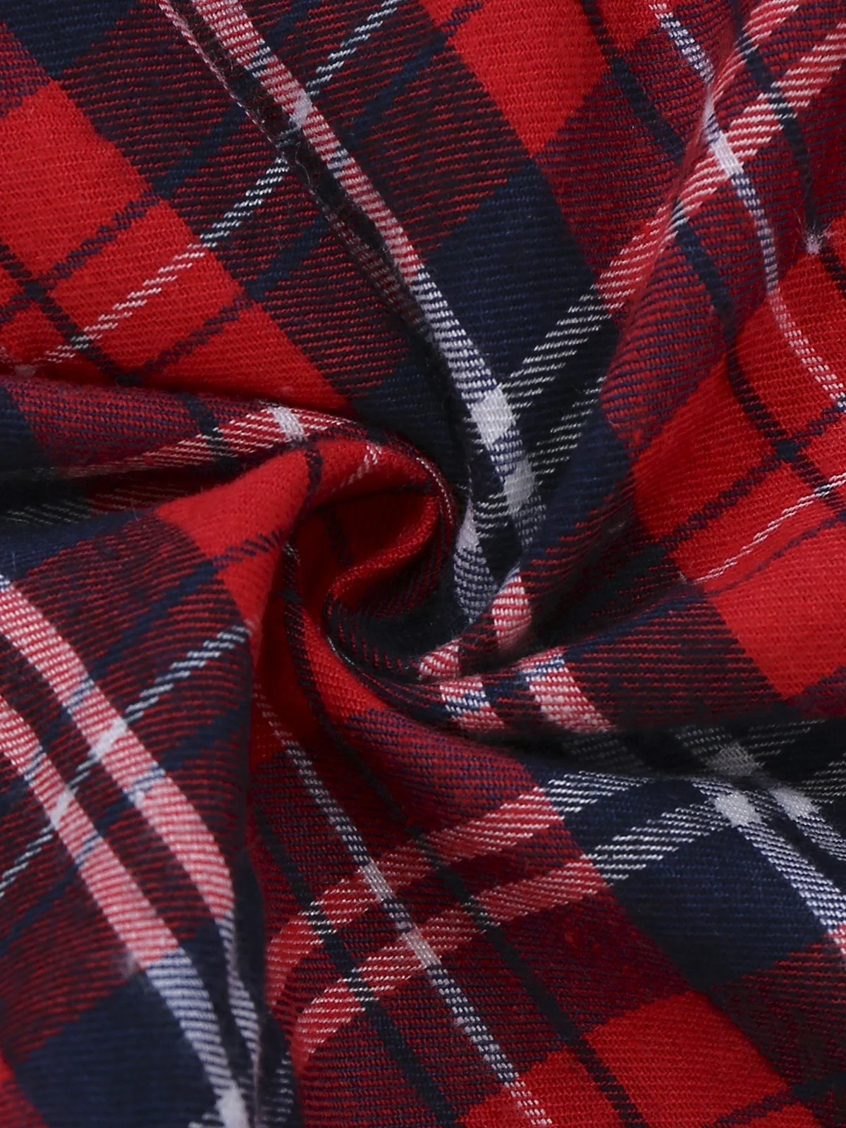 Rot 1960er Plaid Trägerlos Patchwork Kleid Set - Image 6