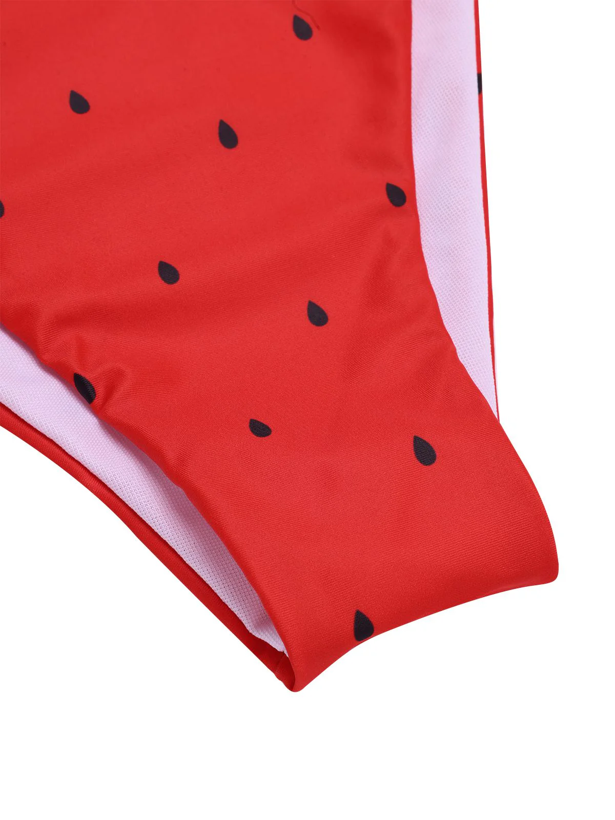 Rot 1960er Wassermelone Bogen Tie Bikini Set - Image 6