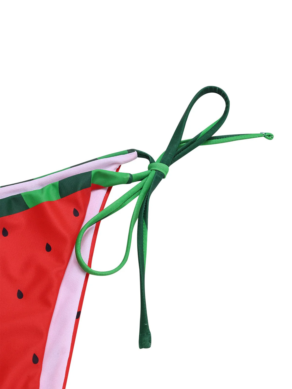 Rot 1960er Wassermelone Bogen Tie Bikini Set - Image 7