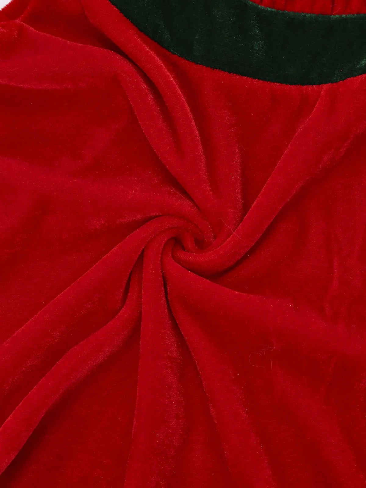Rot 1970er Weihnachten Elf Jovie Kleid Set - Image 6