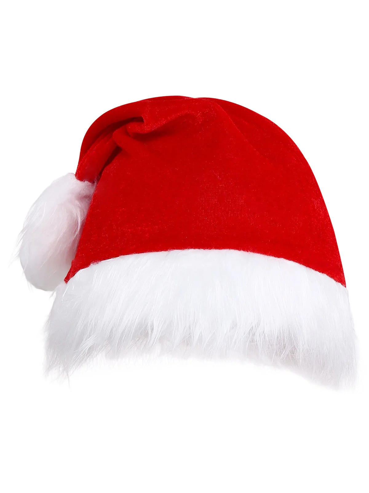 Rot 1970er Weihnachten Pailletten Schulterfrei Plüschbesatz Kleid - Image 3