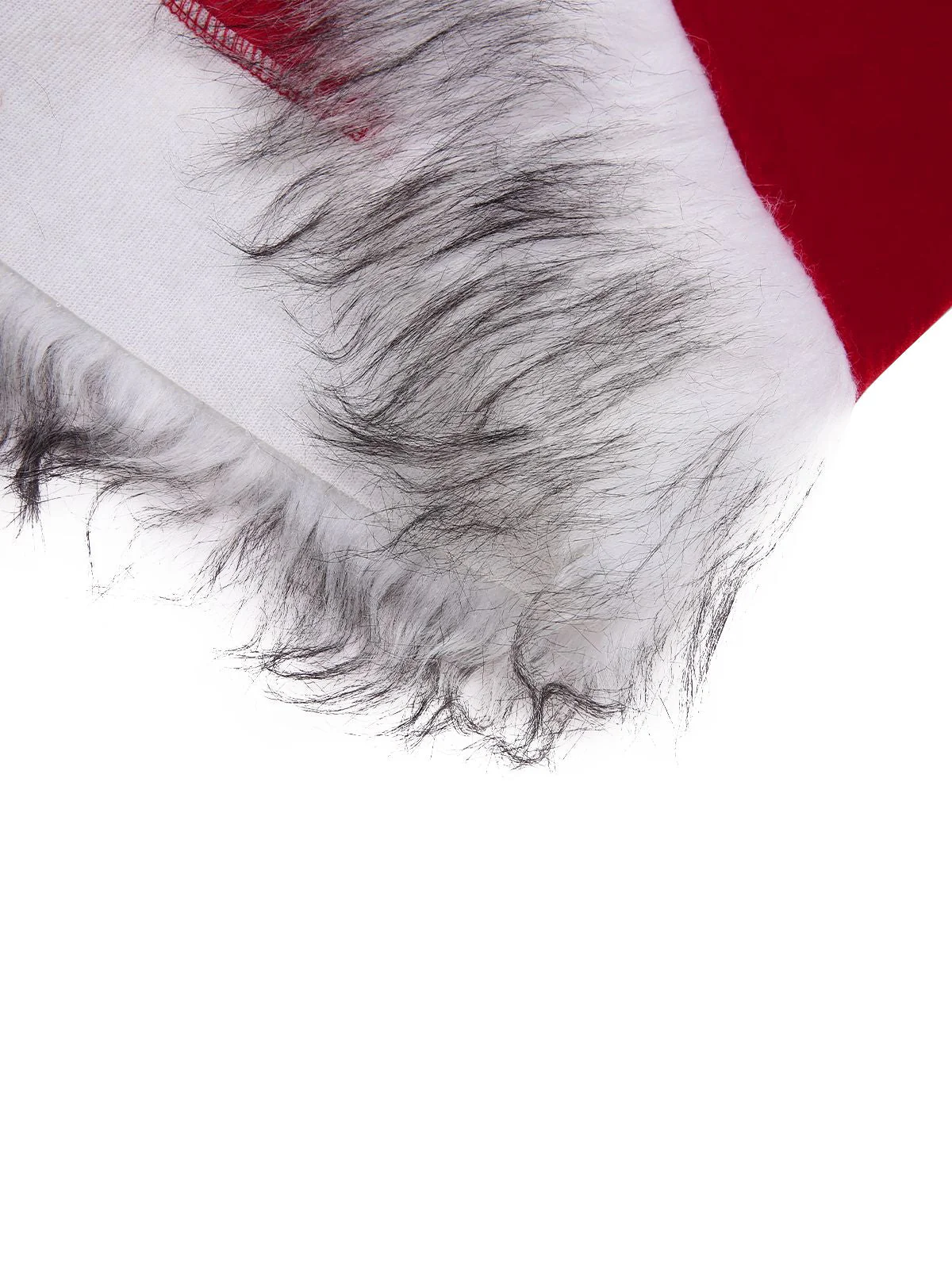 Rot 1970er Weihnachten Pelzkapuze Kleid - Image 4