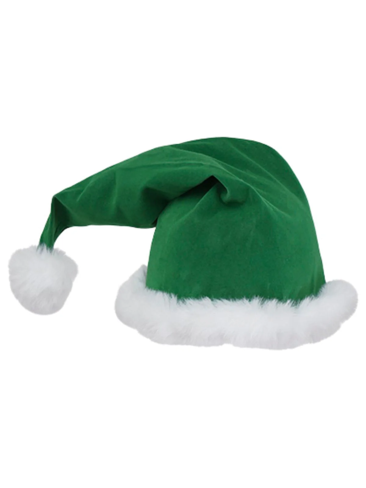 Rot & Grün 1960er Weihnachten Plüsch Trim Kleid Set - Image 5