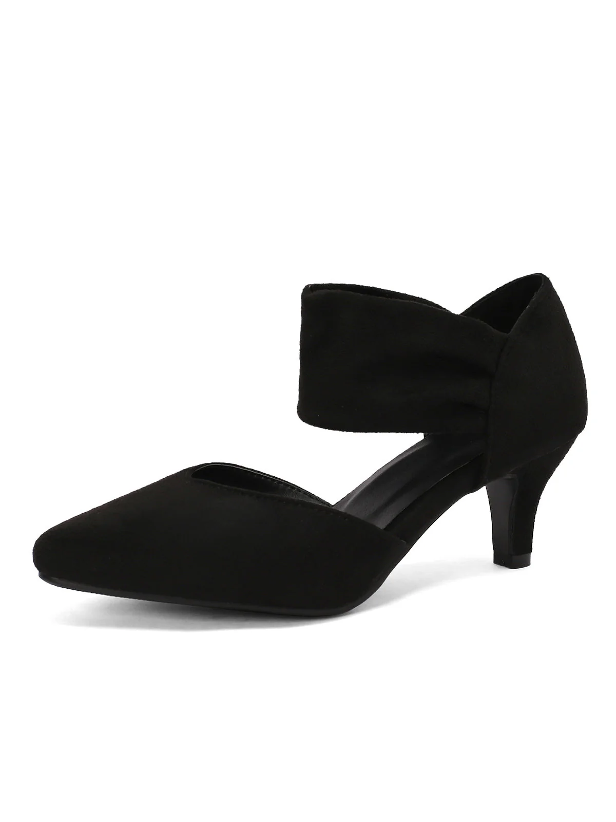 Rot Solide Spitze Wildleder Kitten Heels - Image 11