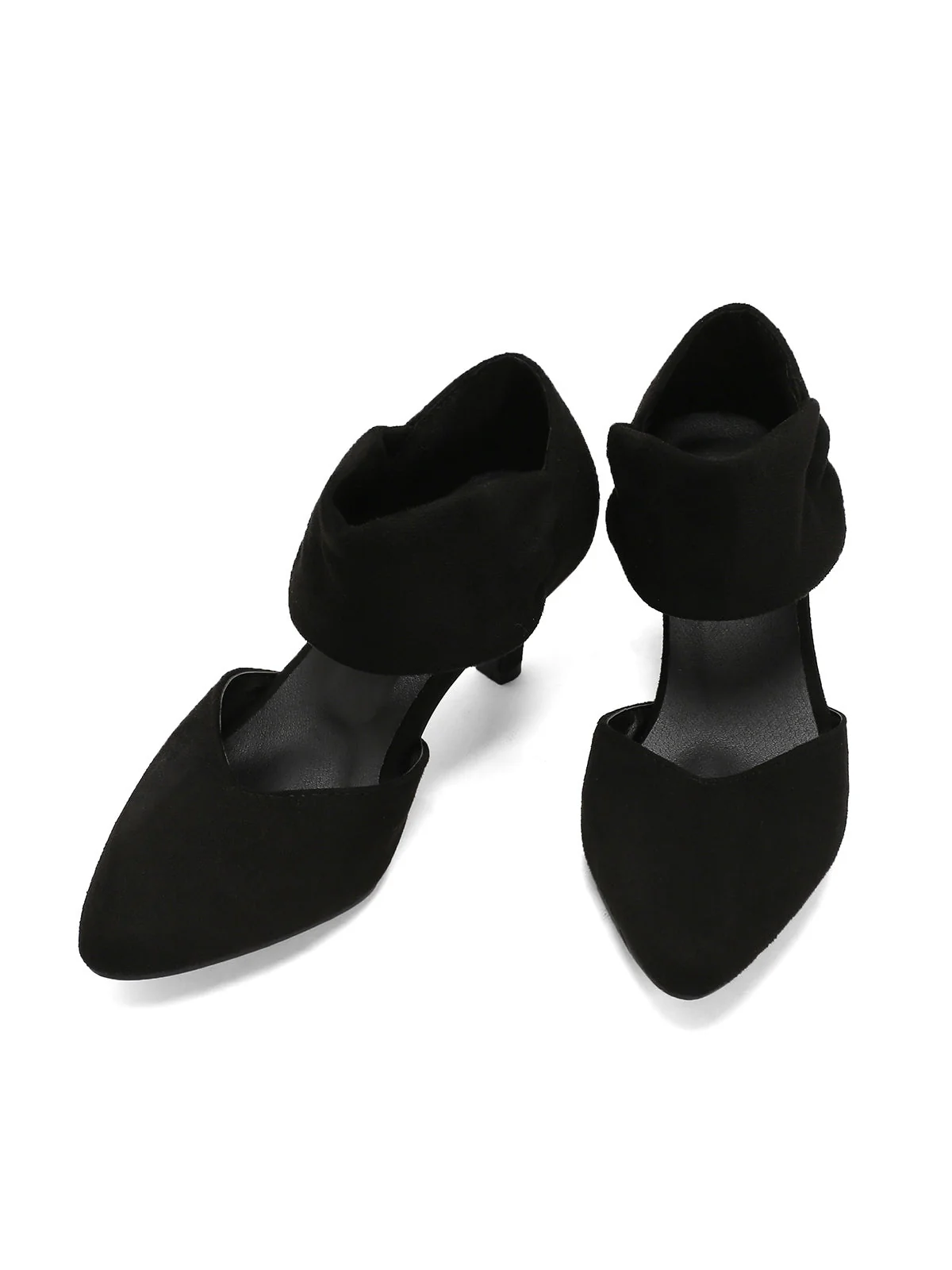 Rot Solide Spitze Wildleder Kitten Heels - Image 12