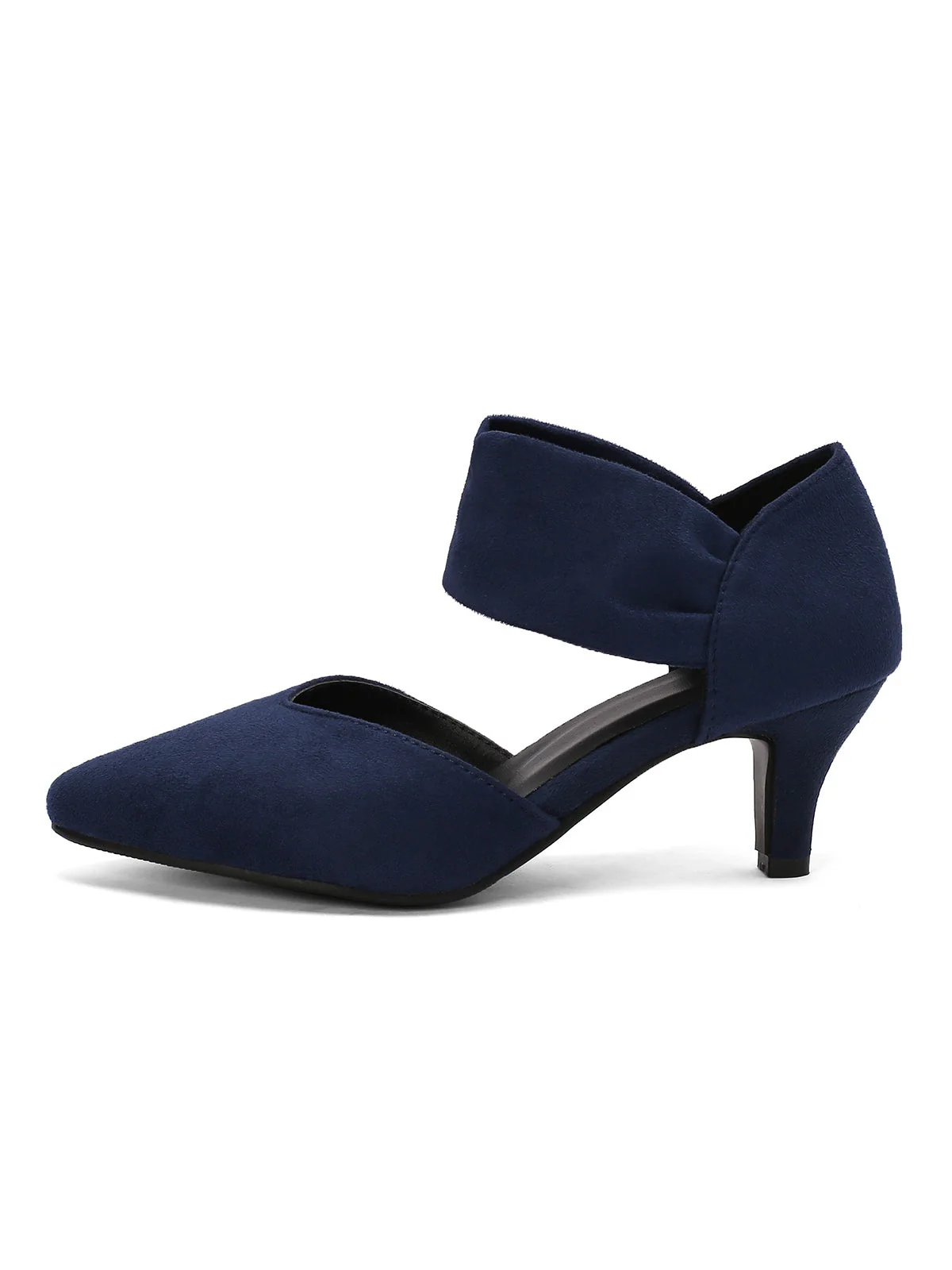 Rot Solide Spitze Wildleder Kitten Heels - Image 5