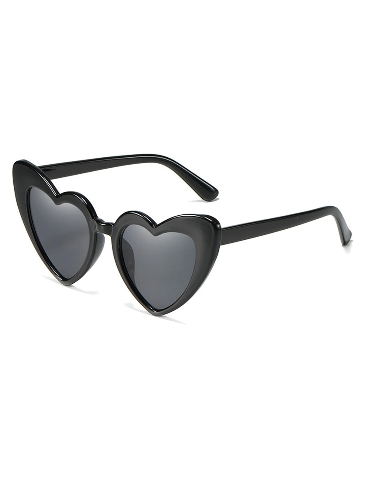Rot Vintage Legierung Tempel Herz Frame Sonnenbrille - Image 3