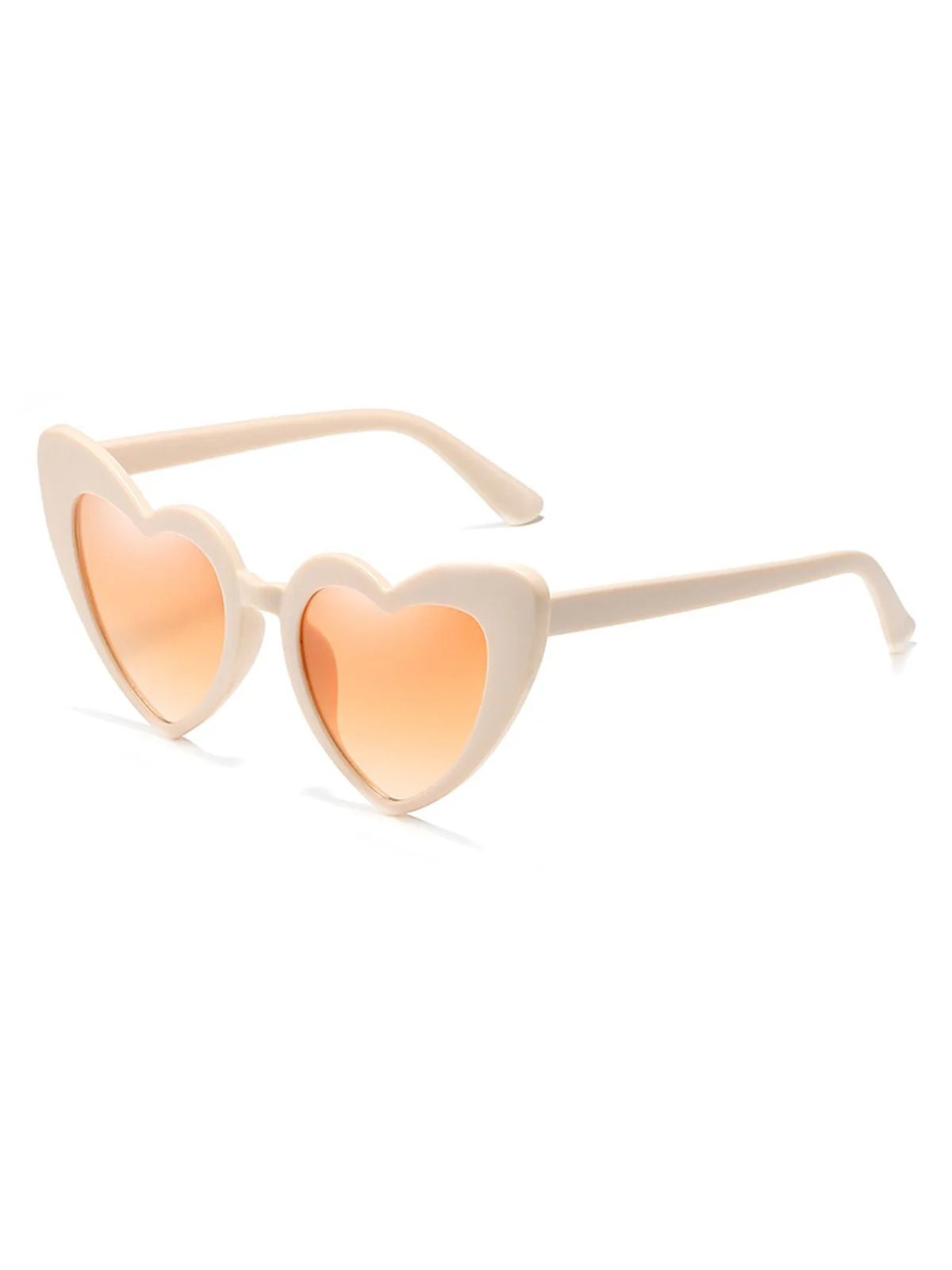 Rot Vintage Legierung Tempel Herz Frame Sonnenbrille - Image 9