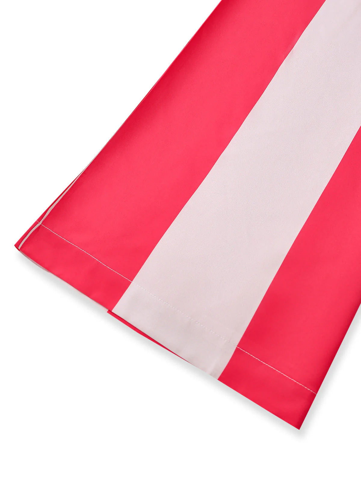 Roter 40er trägerloser Jumpsuit mit Streifen - Image 4