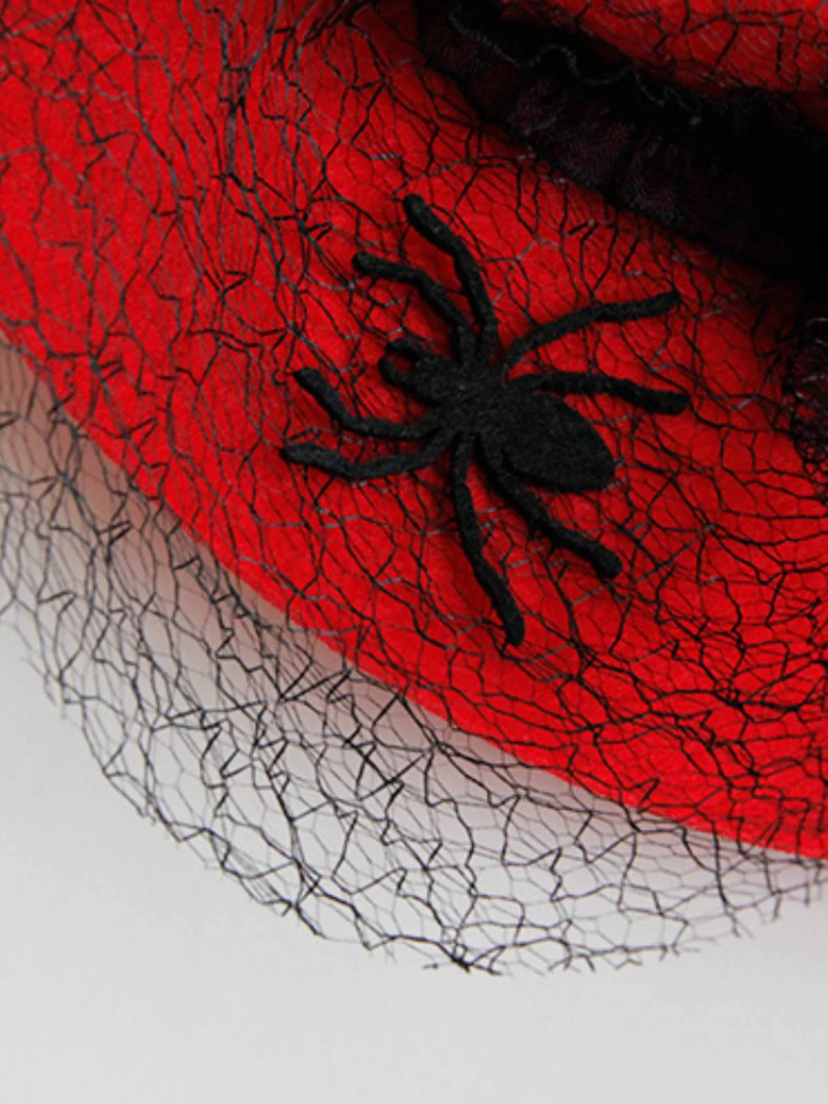 ROTER HALLOWEEN SPITZEN SPIDER HUT - Image 3