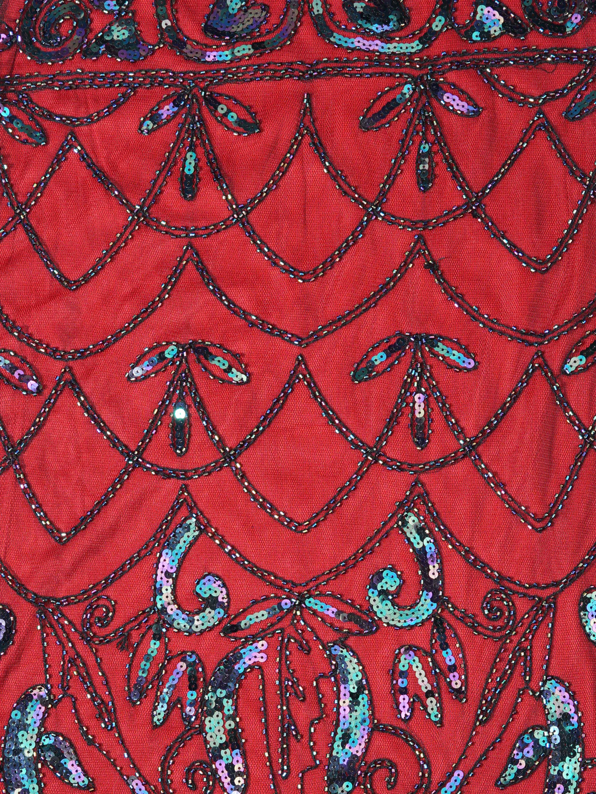 SCHWARZ 1920ER VINTAGE FRANSEN FLAPPER KLEID - Image 15