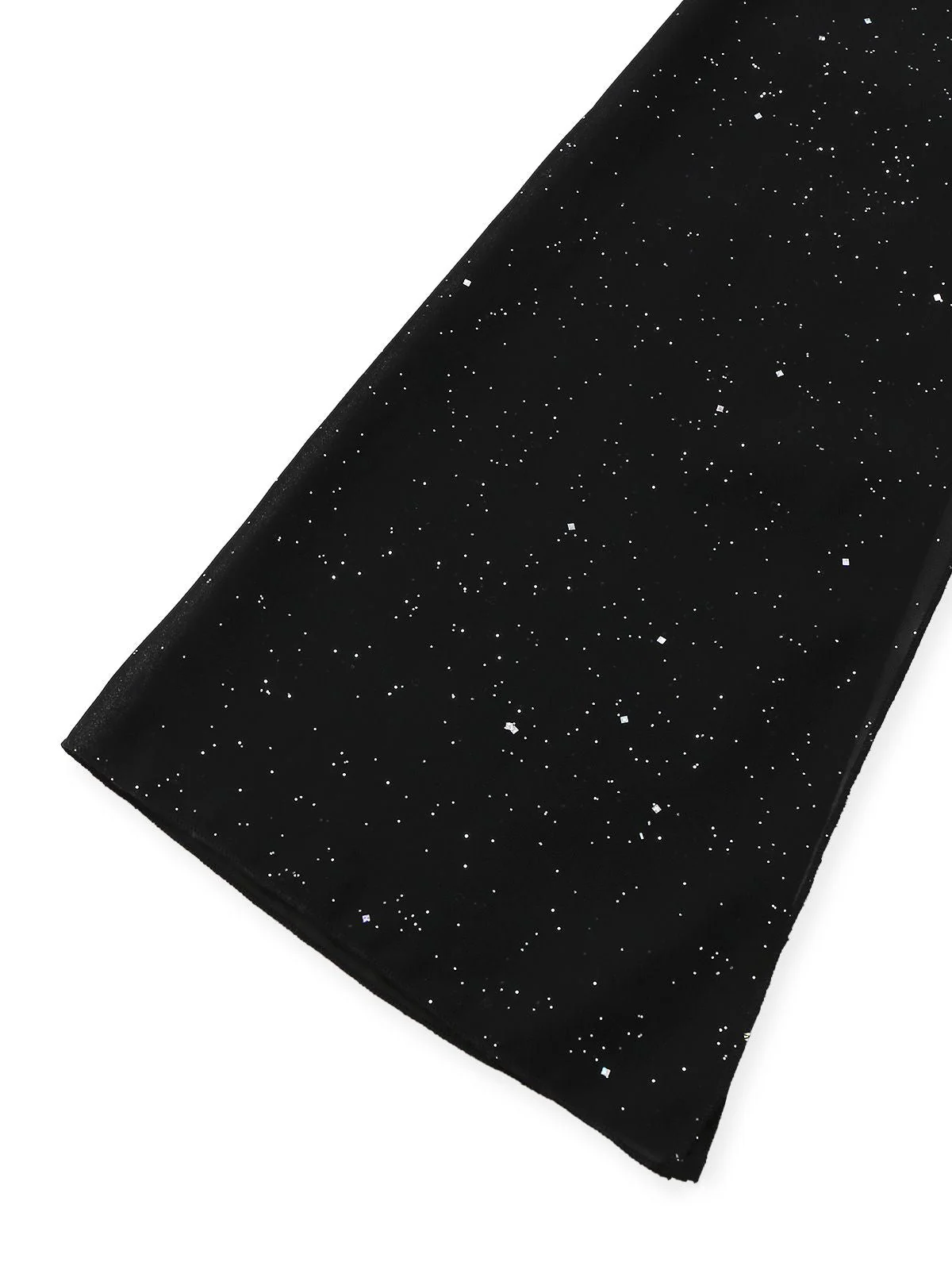 Schwarz 1930er Glitzernd Cutout Jumpsuit mit Umhang - Image 5