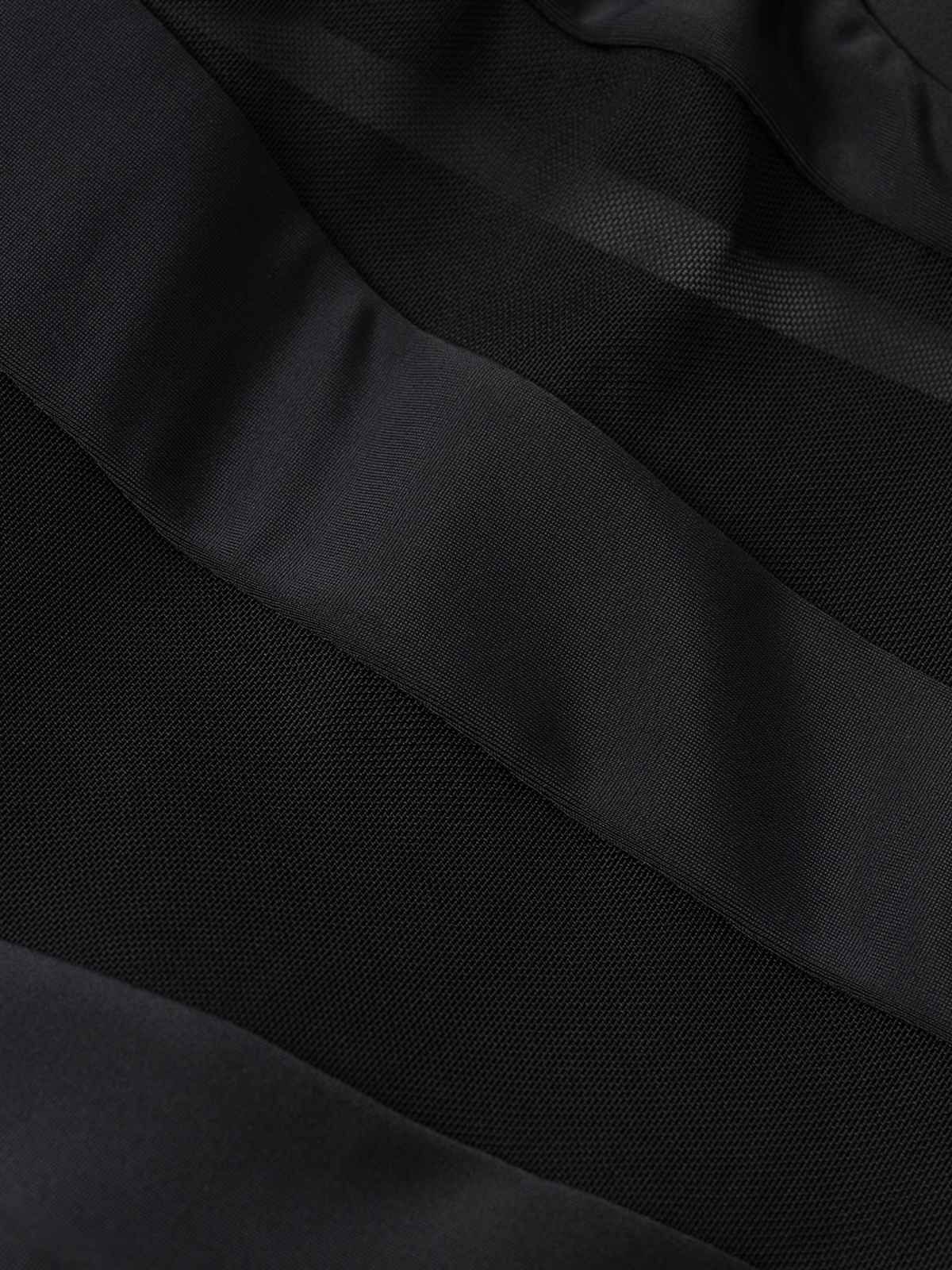 Schwarz 1940er Mehrlagiger Saum Halter Badekleid - Image 3