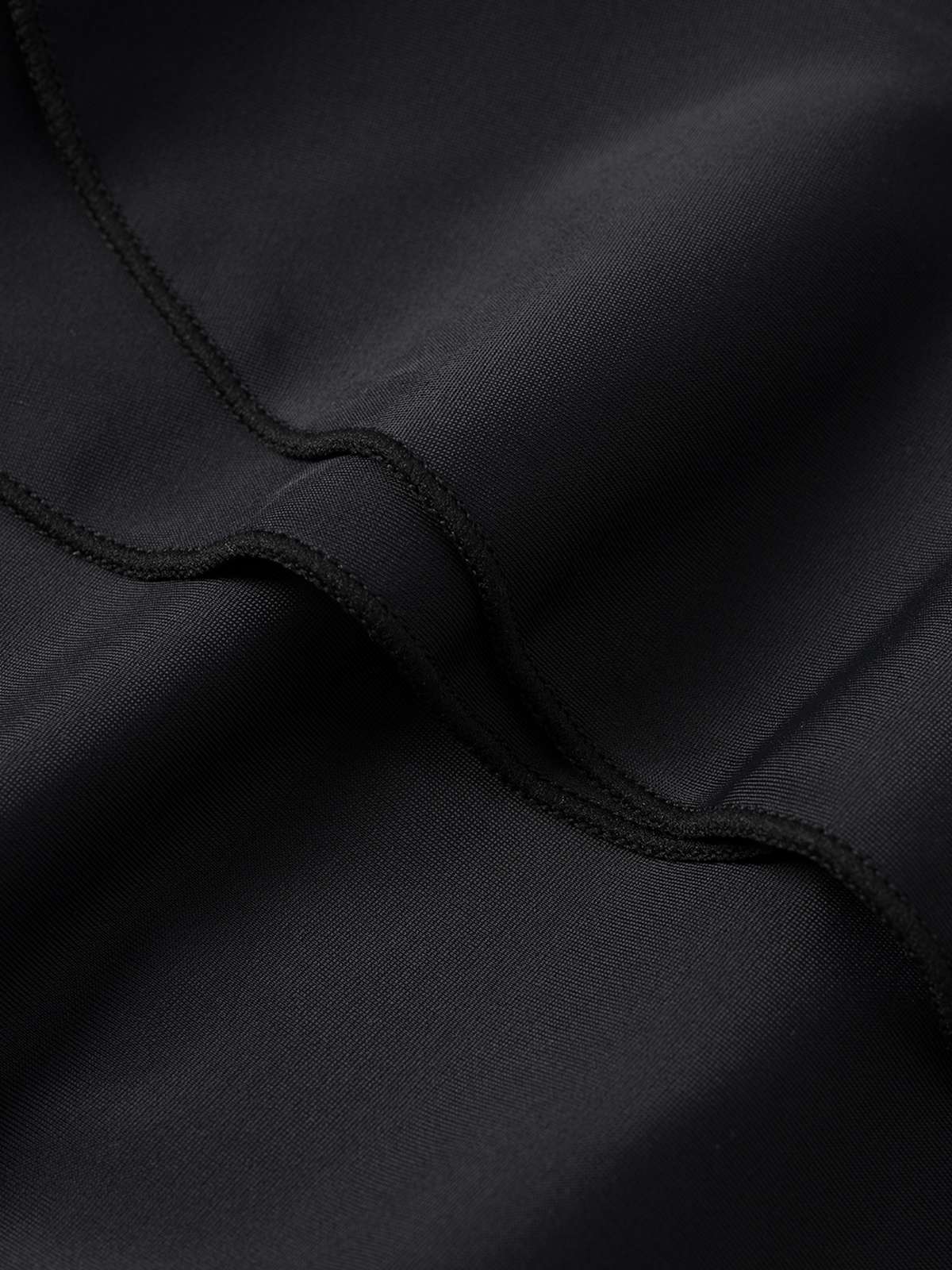 Schwarz 1940er Mehrlagiger Saum Halter Badekleid - Image 4