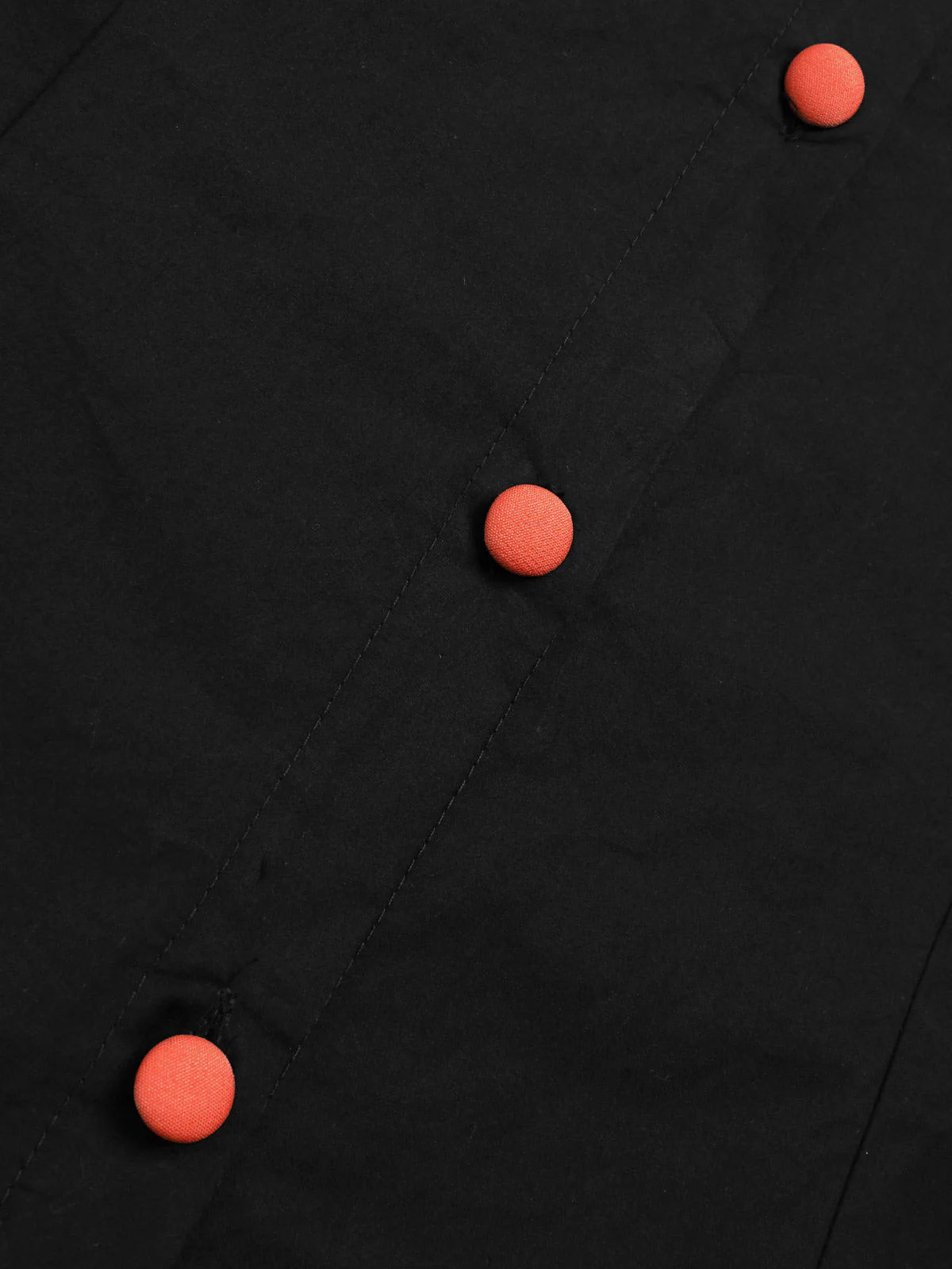 Schwarz 1940er Halloween Peter Pan Kragen Puffärmel Bluse - Image 6