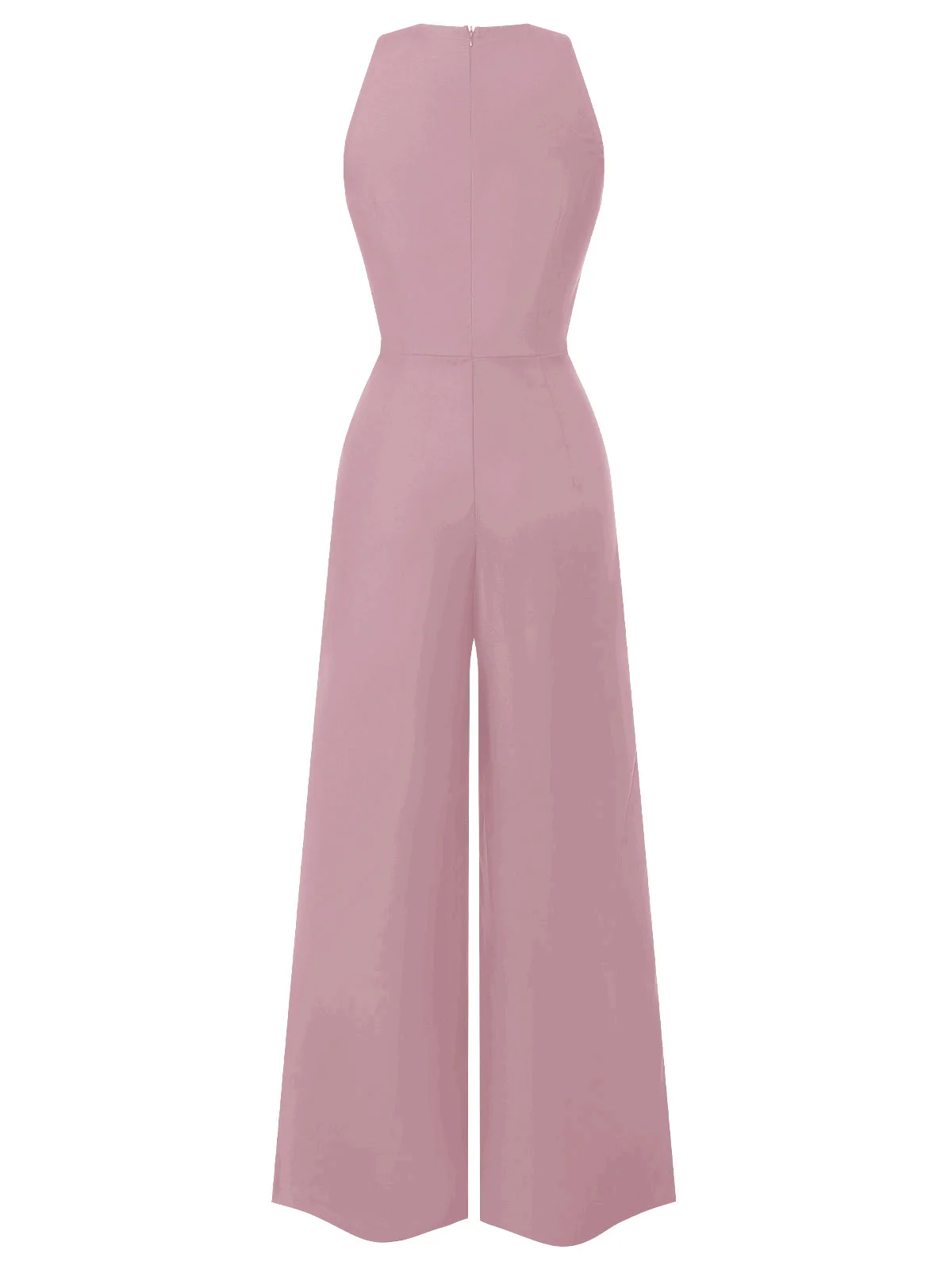 Schwarz 1950er Ärmellos Geknöpft Solide Jumpsuit - Image 11
