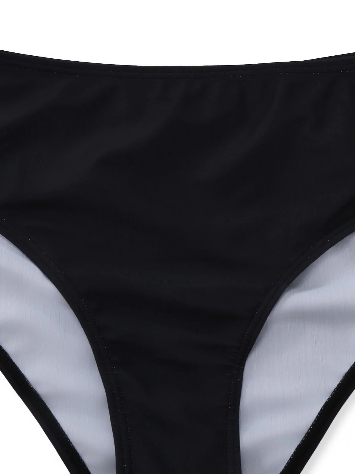 Schwarz 1950er Erkunde Den Strand Tankini Set - Image 5