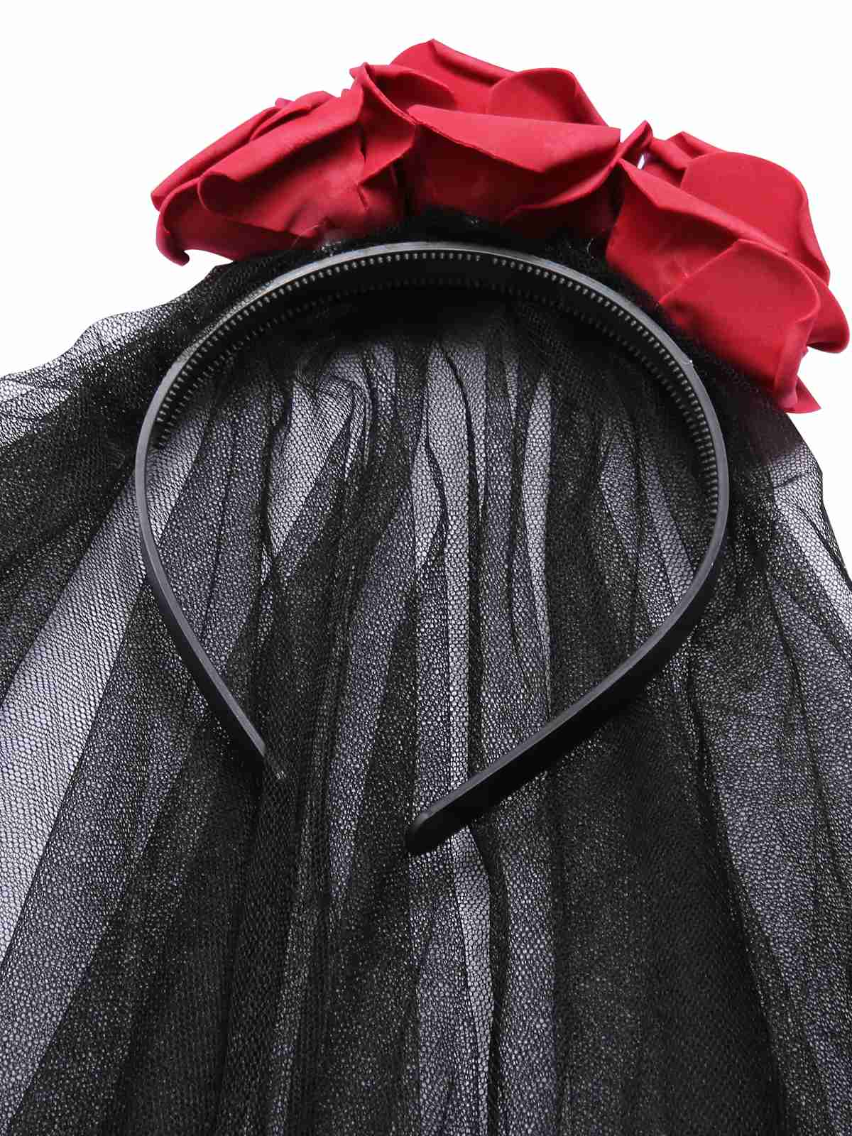 Schwarz 1950er Halloween Totenkopf Schnürung Neckholder Kleid - Image 5
