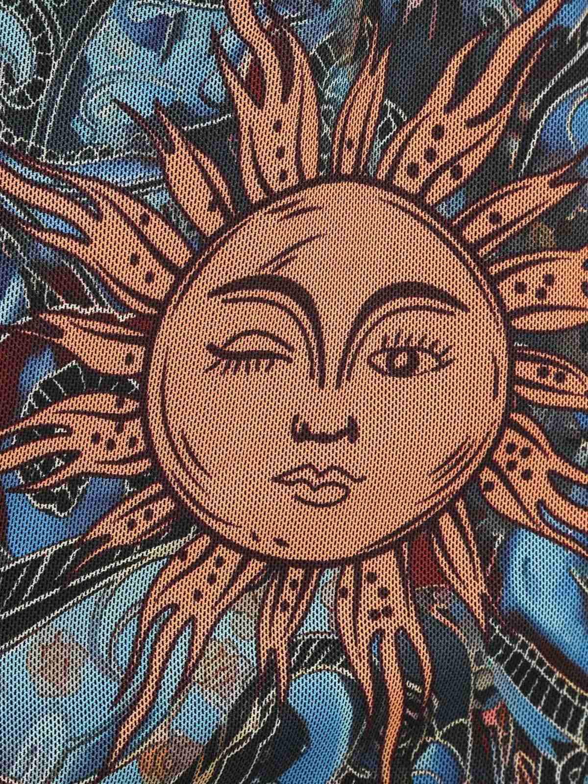 Schwarz 1950er Sonnengesicht Ärmellos A-linie Kleid - Image 4