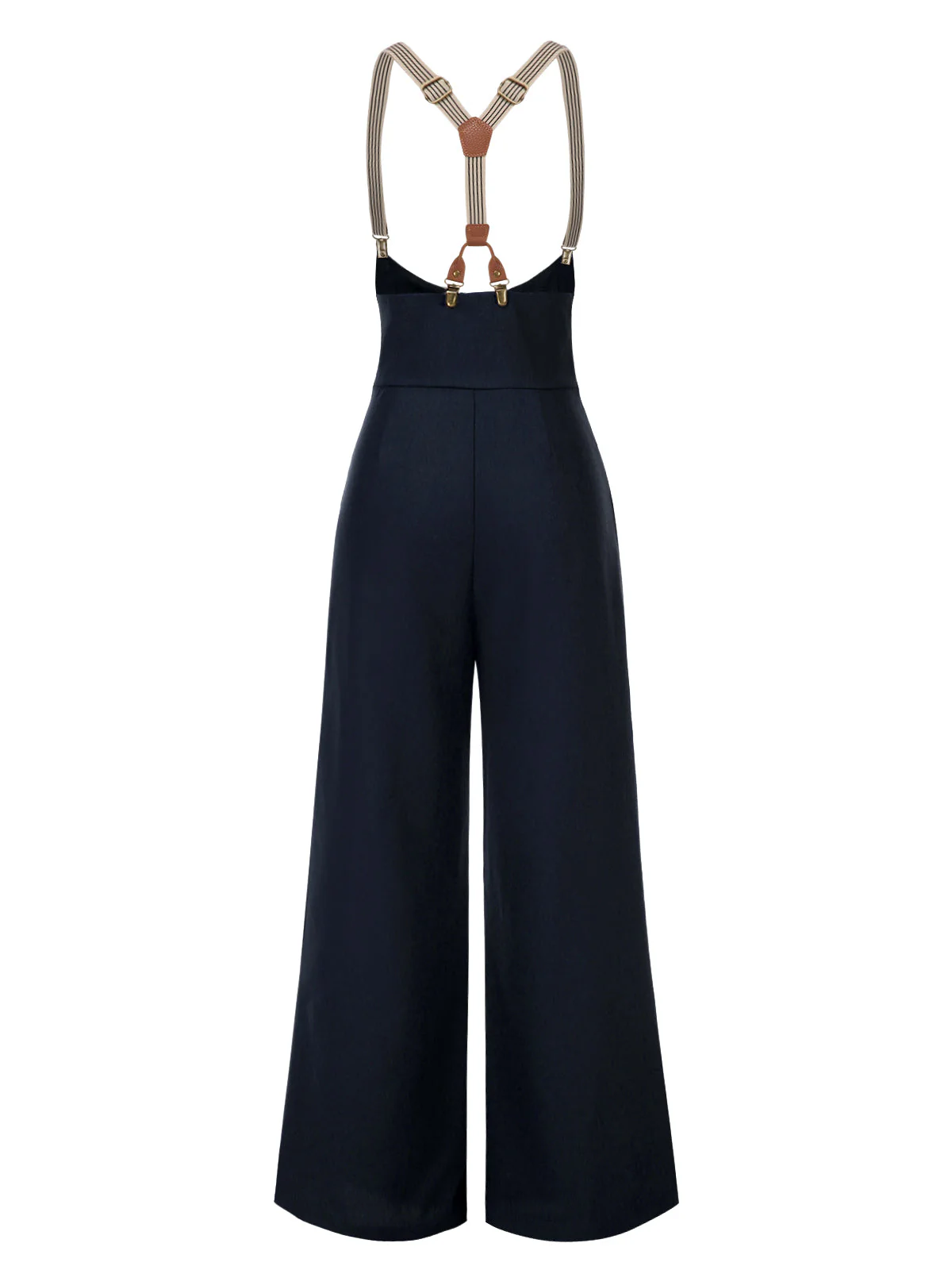 Schwarz 1950er Taste Latzhose - Image 12